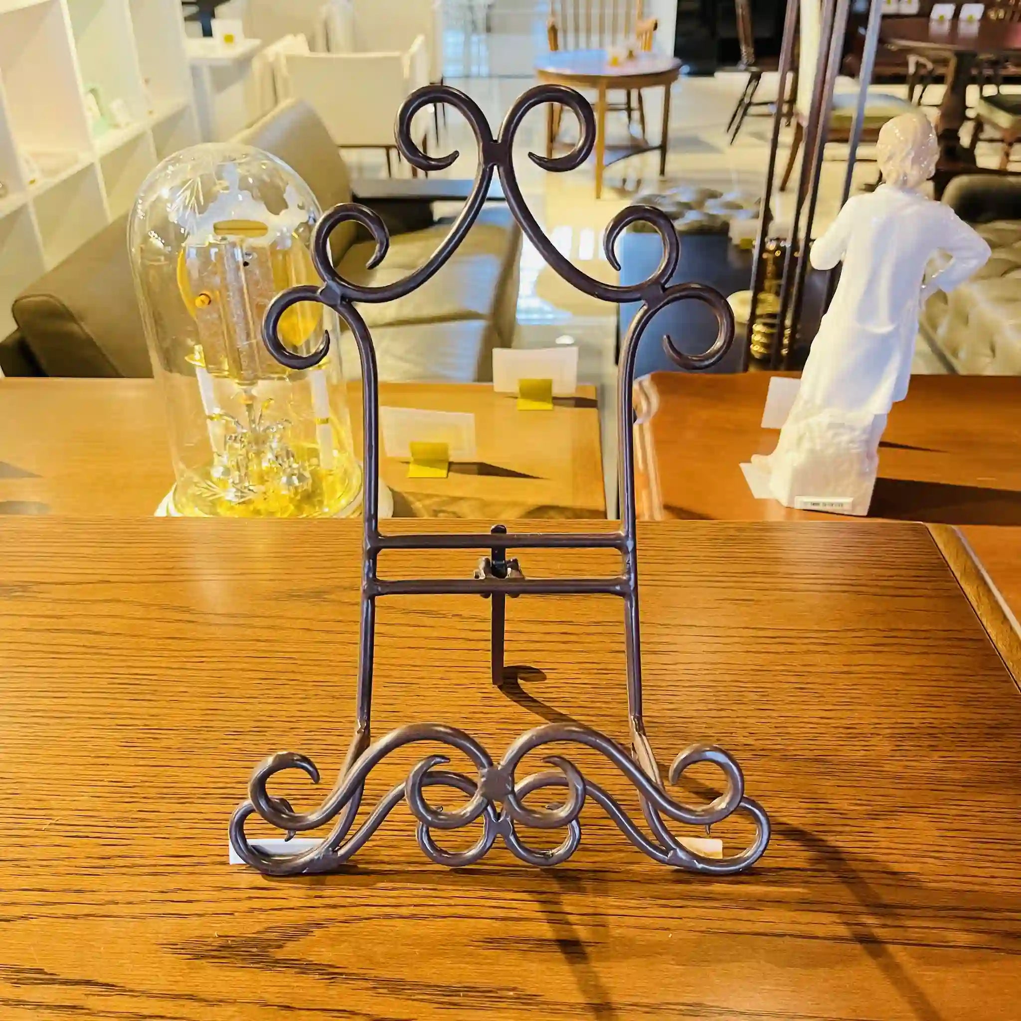 【リユース】 ブックホルダーラック / 錬鉄 / ブラックメタル