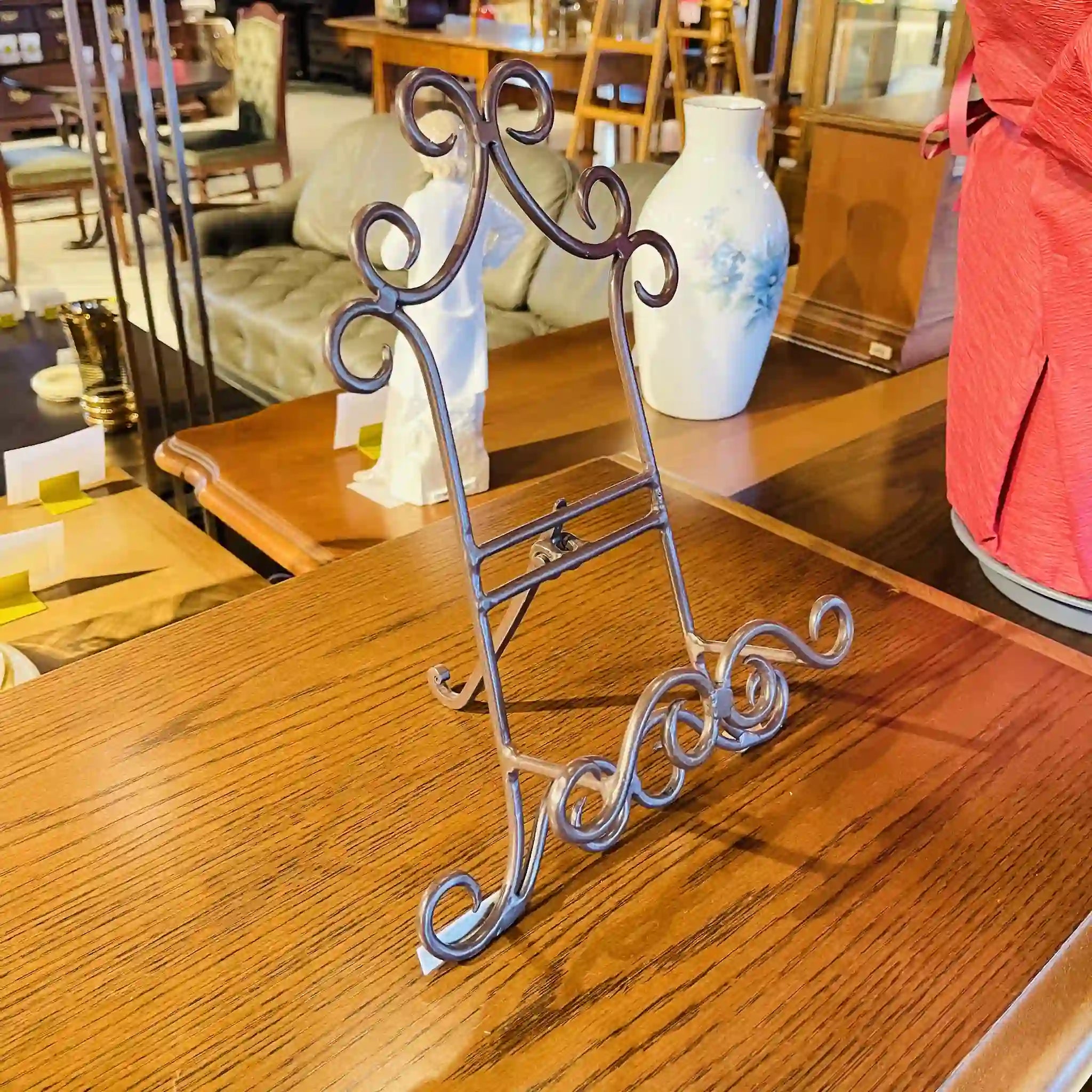 【リユース】 ブックホルダーラック / 錬鉄 / ブラックメタル