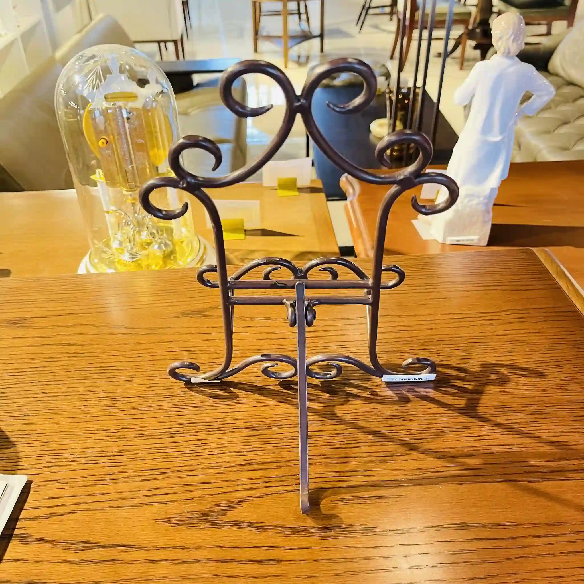 【リユース】 ブックホルダーラック / 錬鉄 / ブラックメタル