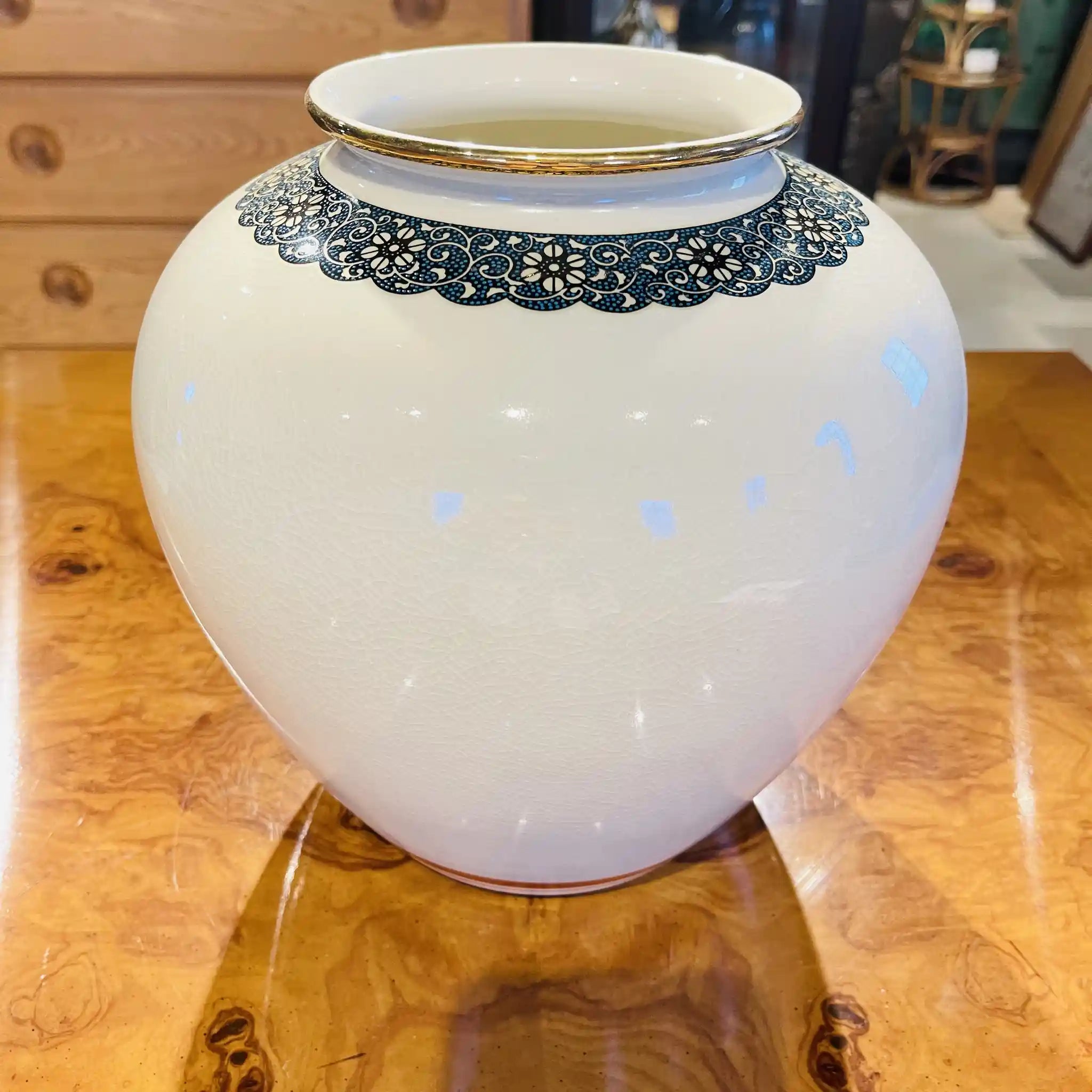 【骨董品】 花鳥花瓶 / 永楽 / 九谷焼