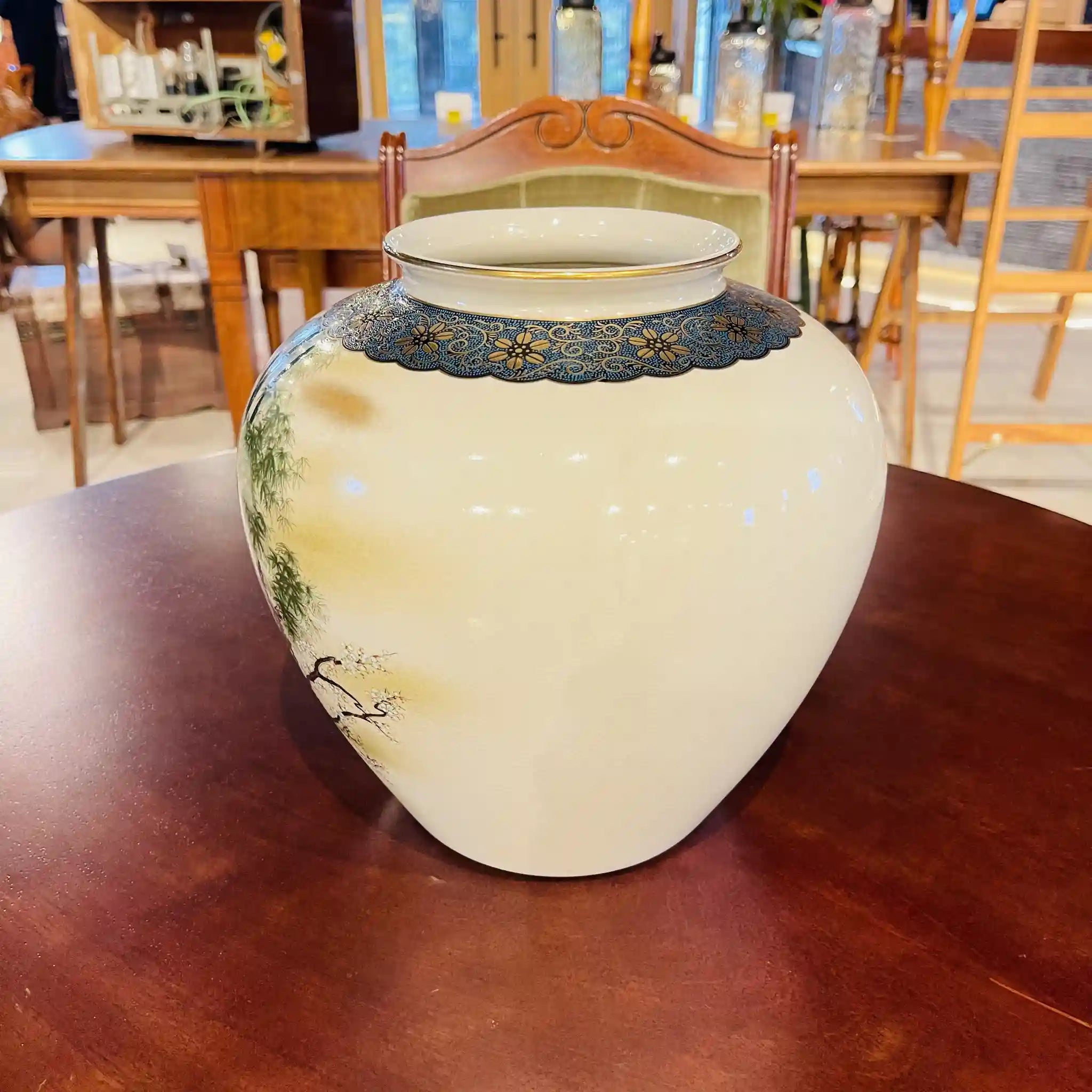 【リユース】 花瓶 / 九谷焼 / 未使用,箱あり / 箱付き