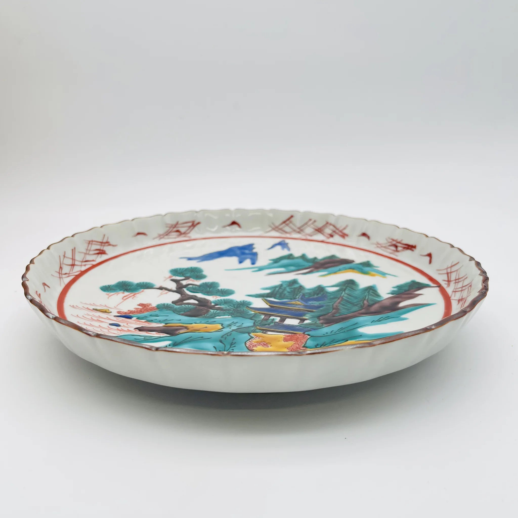 【リユース】 飾皿 / 北村隆作 / 九谷焼 / 日本 / 箱付き