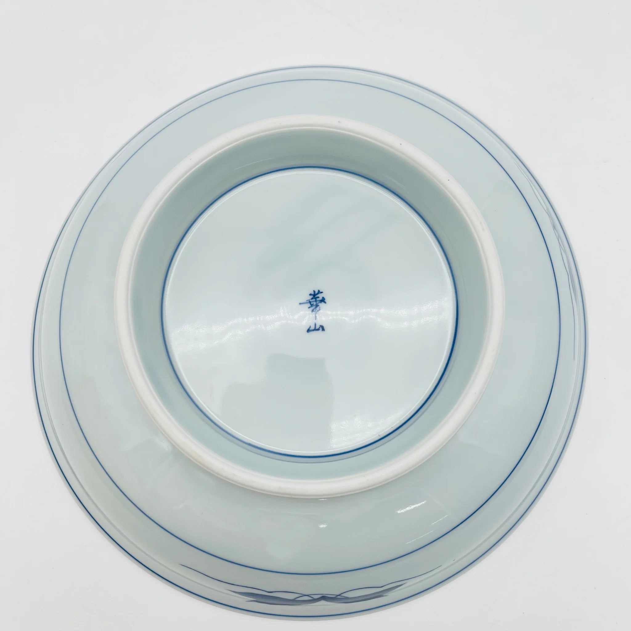 【リユース】 菓子鉢 / 崋山作 / 有田焼 染錦牡丹唐草 / 日本 / 箱付き