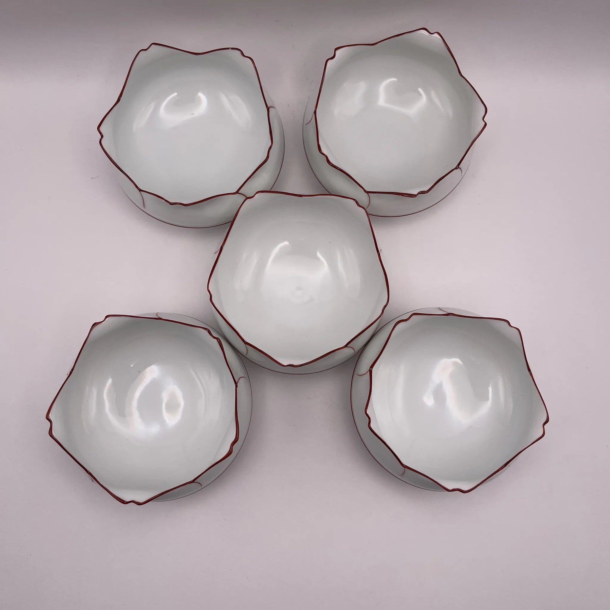 【リユース】 小鉢揃 5P / 高山窯 / 有田焼 / 日本 / 箱付き