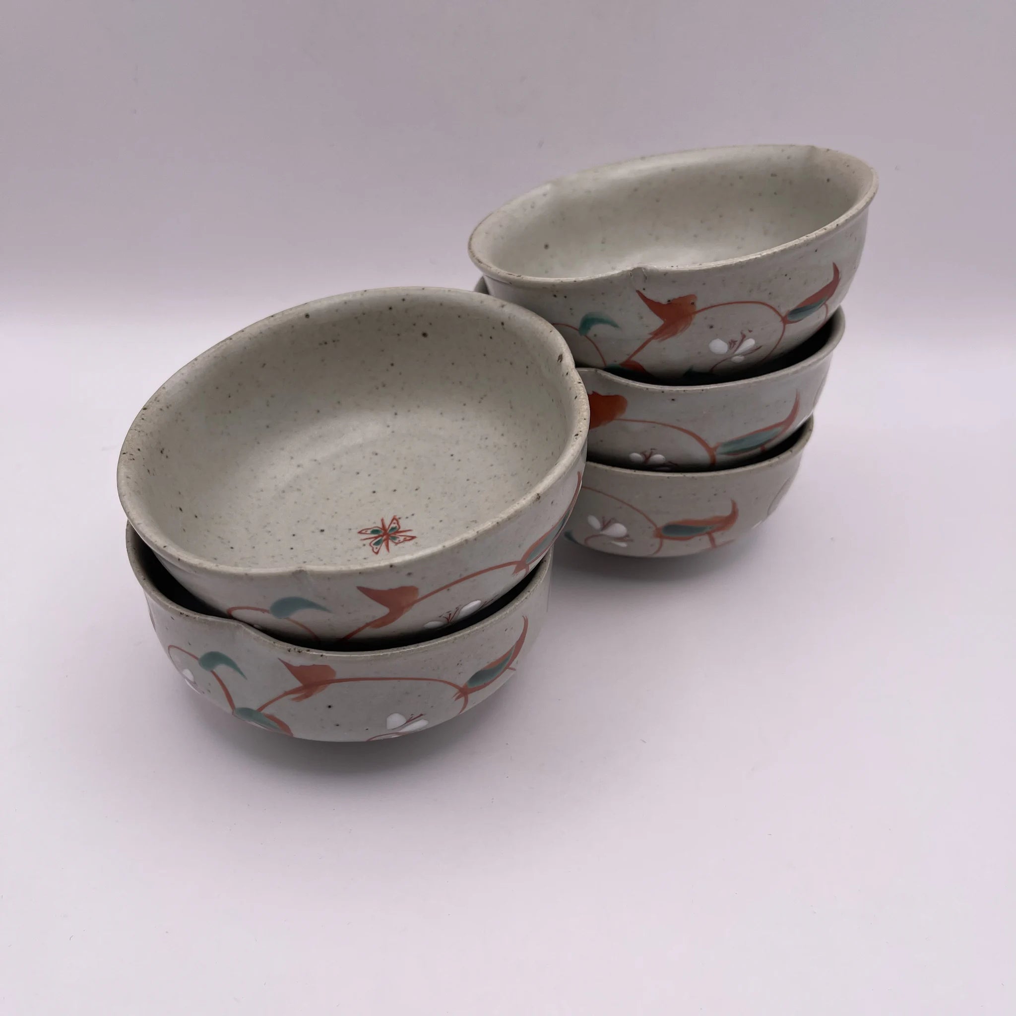 【リユース】 深小鉢 5P / 陶和 / 九谷焼 / 日本 / 箱付き