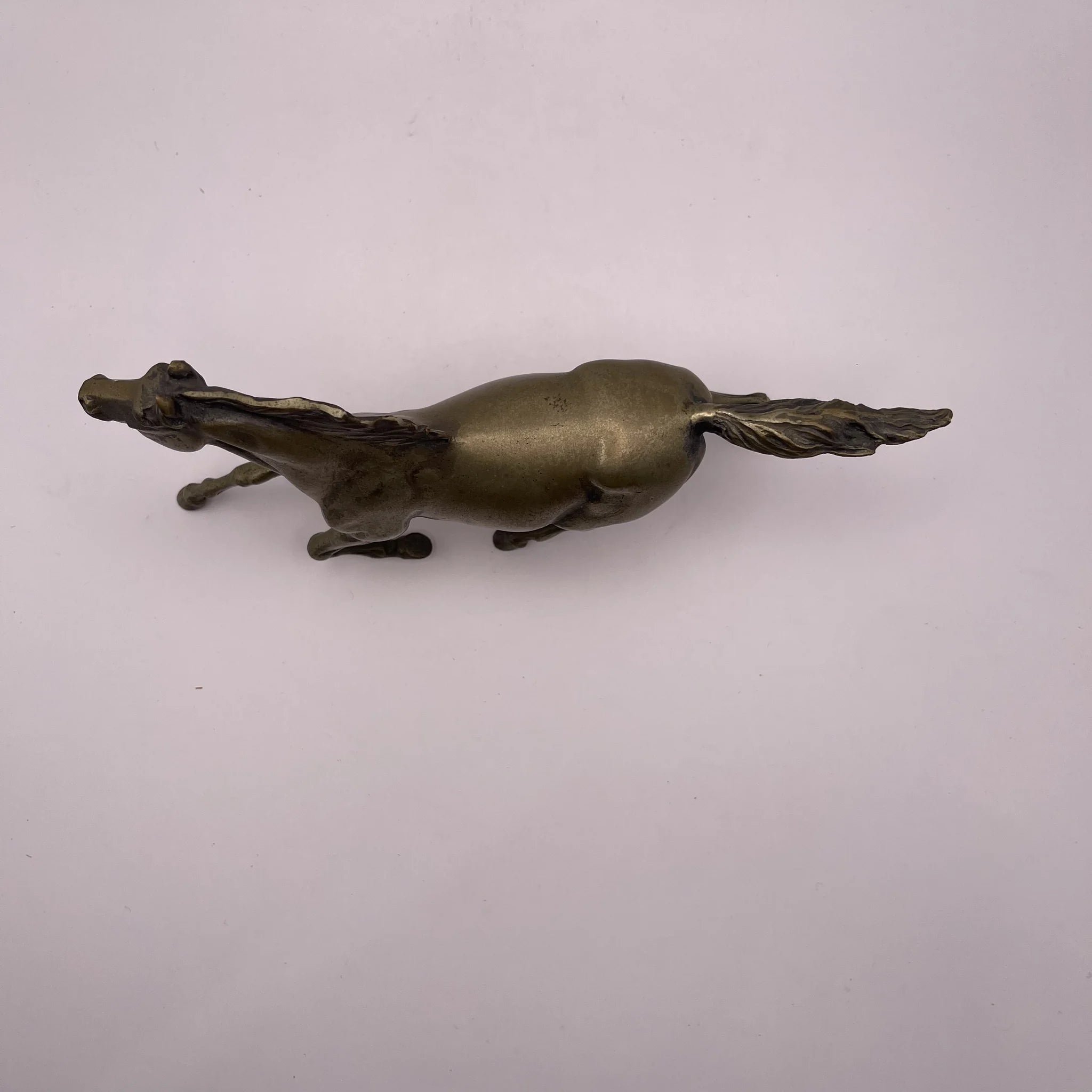 【リユース】 駿馬 / 高岡銅器 / 須賀月芳 / ニッケルシルバー / 日本 / 箱付き