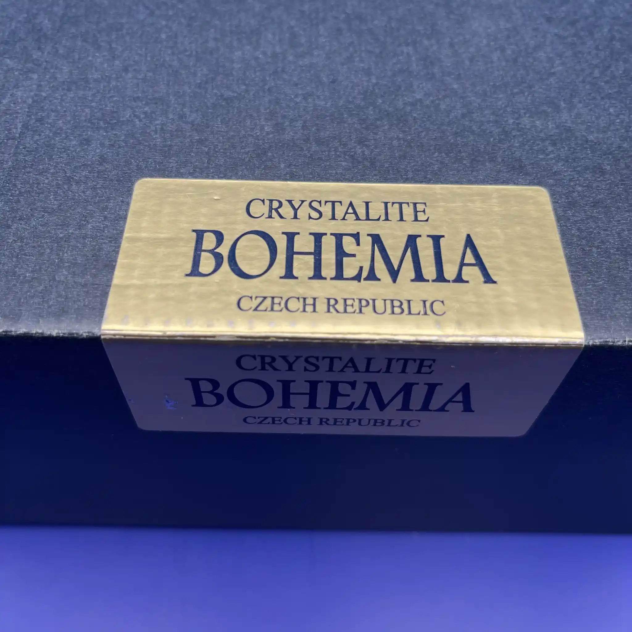 【リユース】 ロックグラス 6P / CRYSTALITE BOHEMIA(クリスタライト ボヘミア) / チェコ / 未使用 / 箱付き