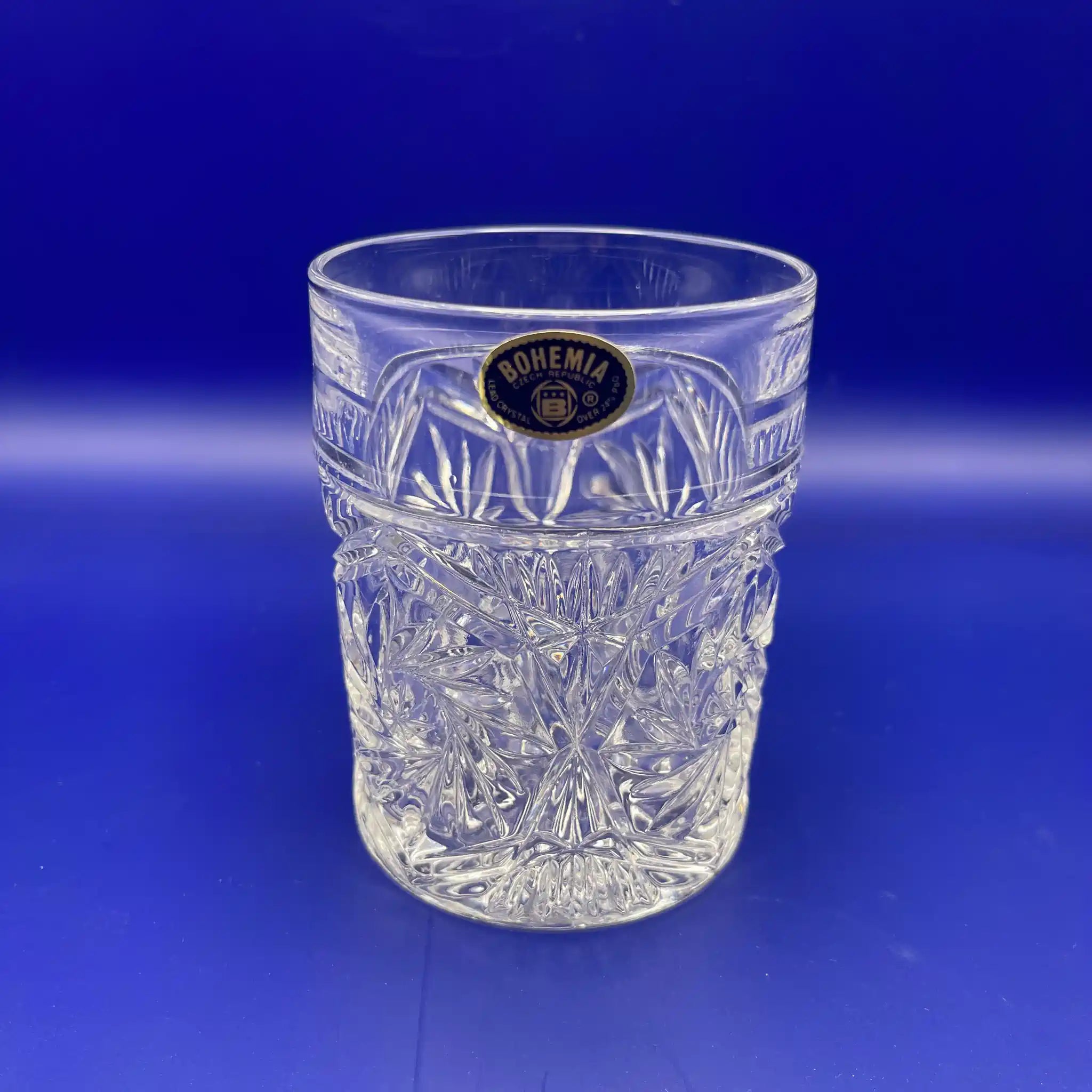 【リユース】 ロックグラス 6P / CRYSTALITE BOHEMIA(クリスタライト ボヘミア) / チェコ / 未使用 / 箱付き