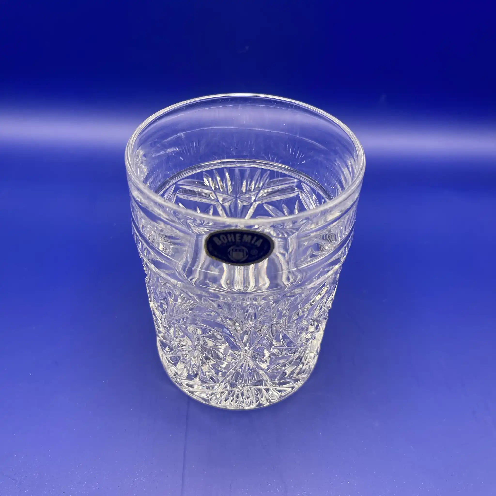 【リユース】 ロックグラス 6P / CRYSTALITE BOHEMIA(クリスタライト ボヘミア) / チェコ / 未使用 / 箱付き