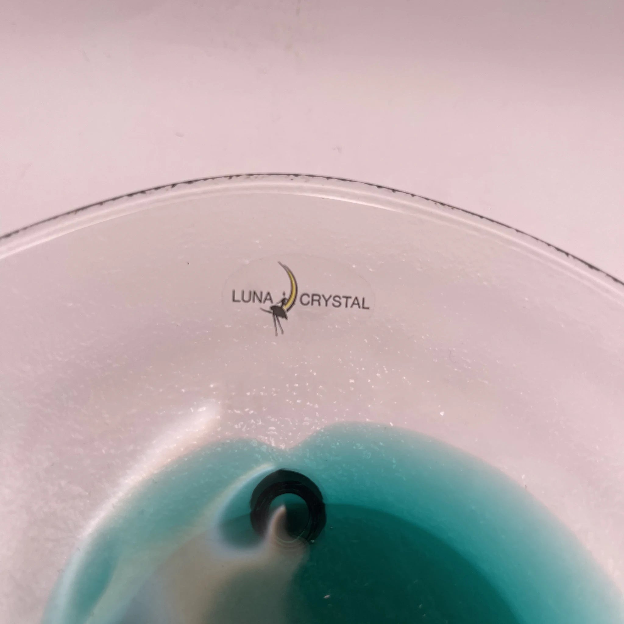 【リユース】 中鉢 5P / LUNA CRYSTAL / 未使用 / 箱付き