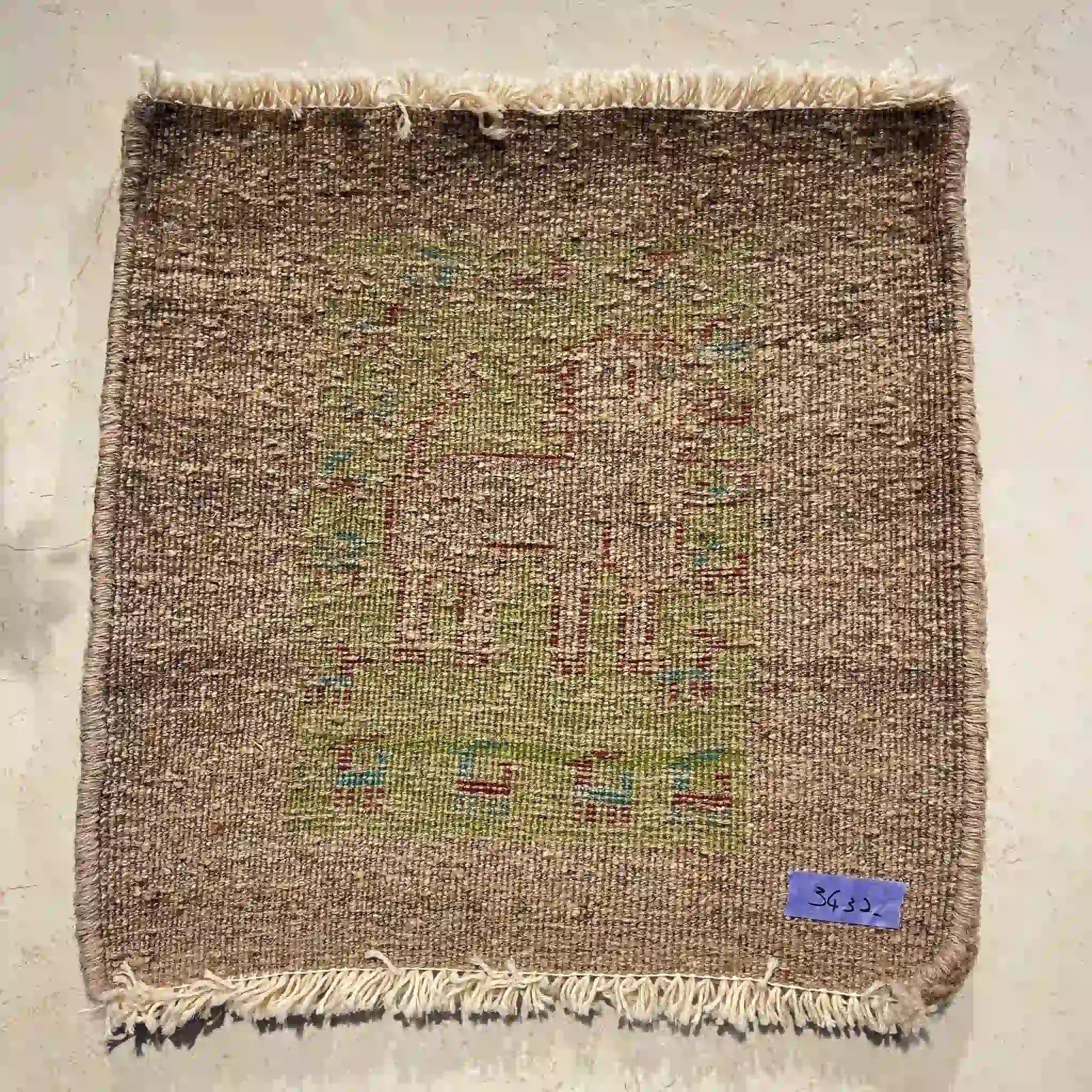 【絨毯/ラグ/ペルシャ絨毯】 ギャッベ 50cm×46cm / ウール / イラン