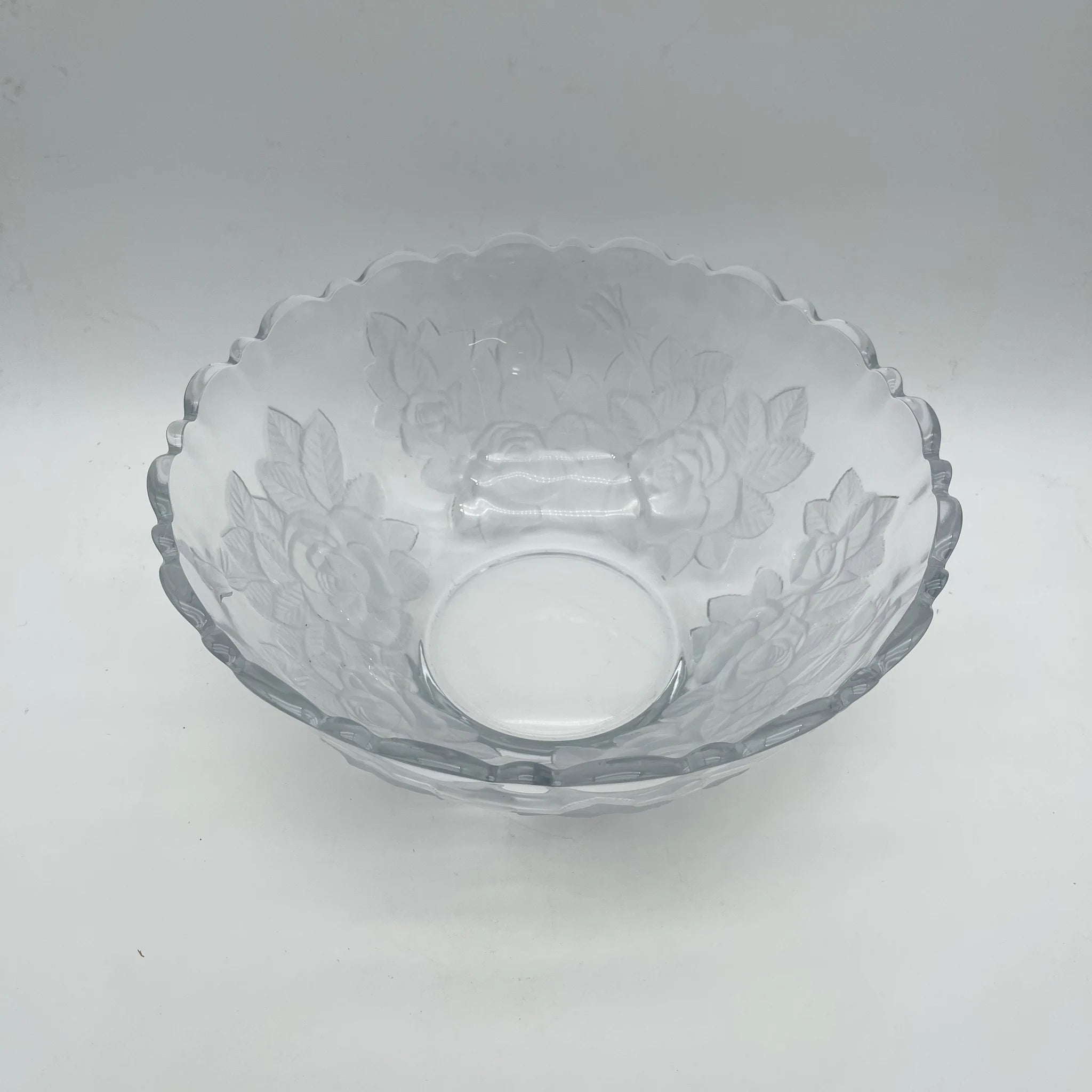 【リユース】 サラダボウル / SOGA(曽我ガラス) / Winter Rose(ウィンターローズ)