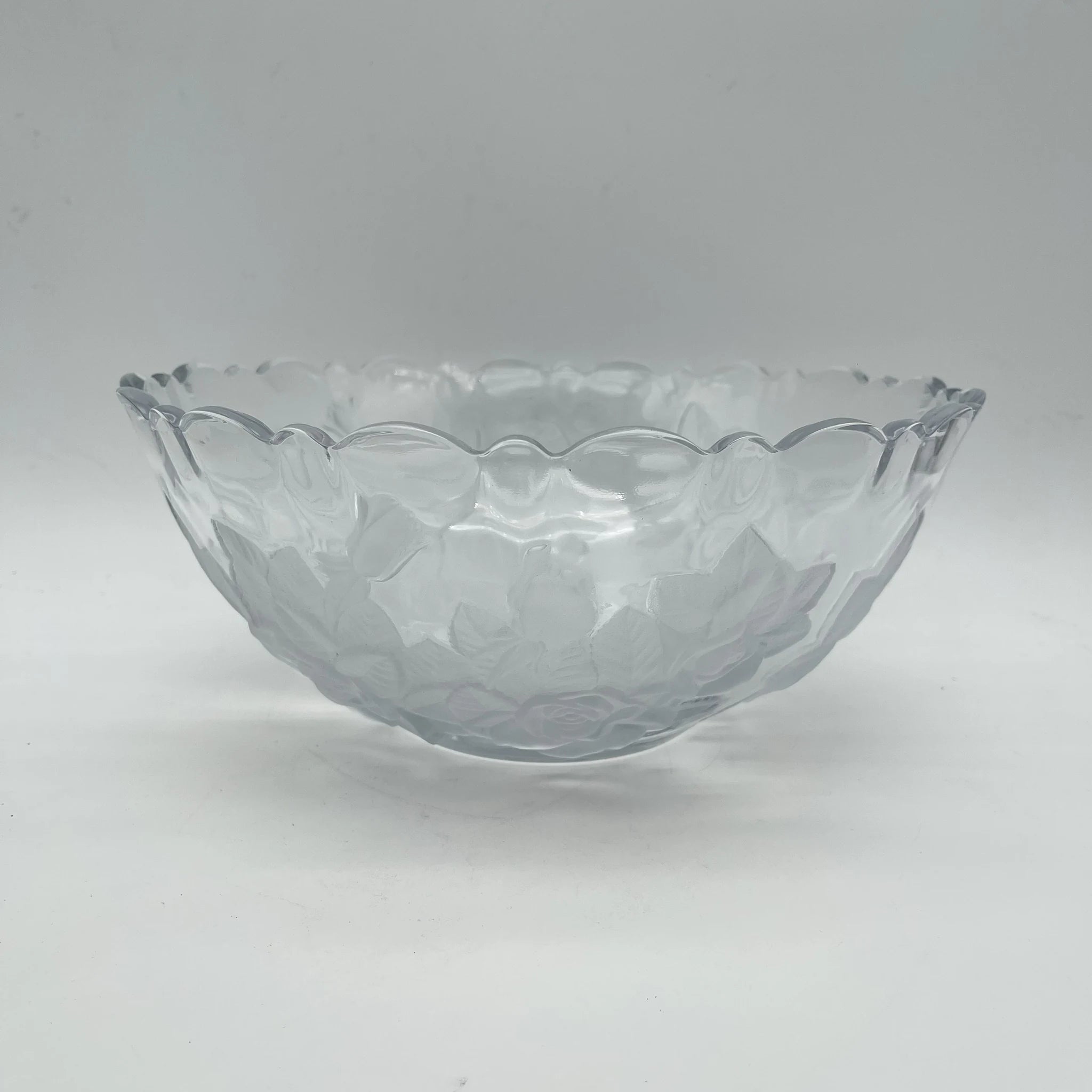 【リユース】 サラダボウル / SOGA(曽我ガラス) / Winter Rose(ウィンターローズ)