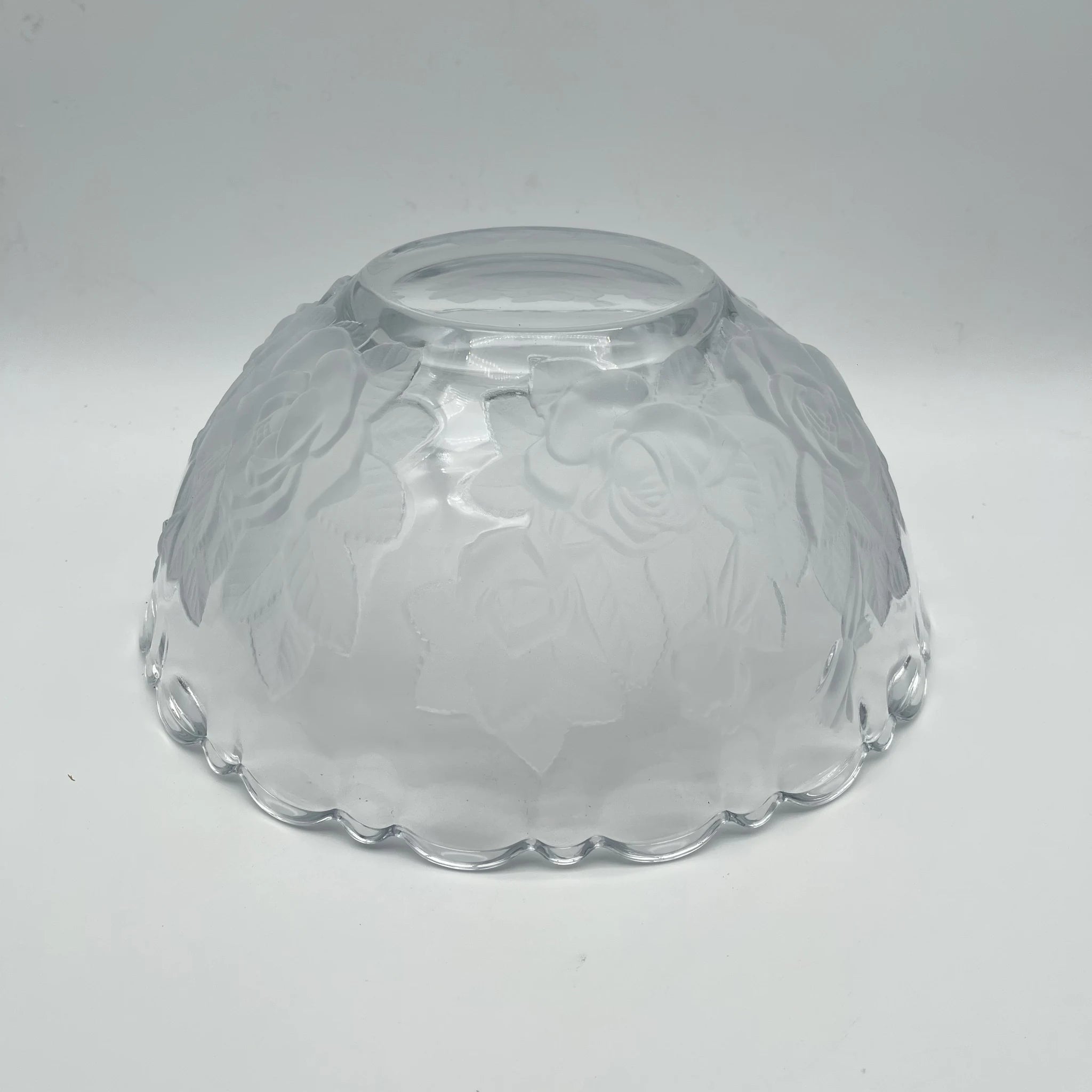 【リユース】 サラダボウル / SOGA(曽我ガラス) / Winter Rose(ウィンターローズ)