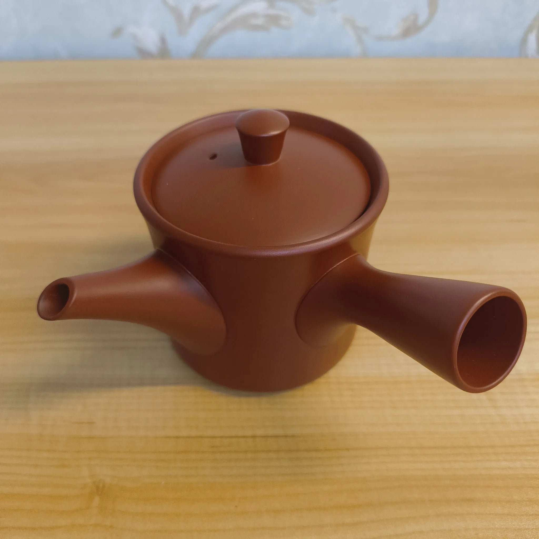 【リユース】 急須 (茶注) / 高資 / 常滑焼 / 推定20C後期 / 磁器 / 日本 / 朱泥, 梅