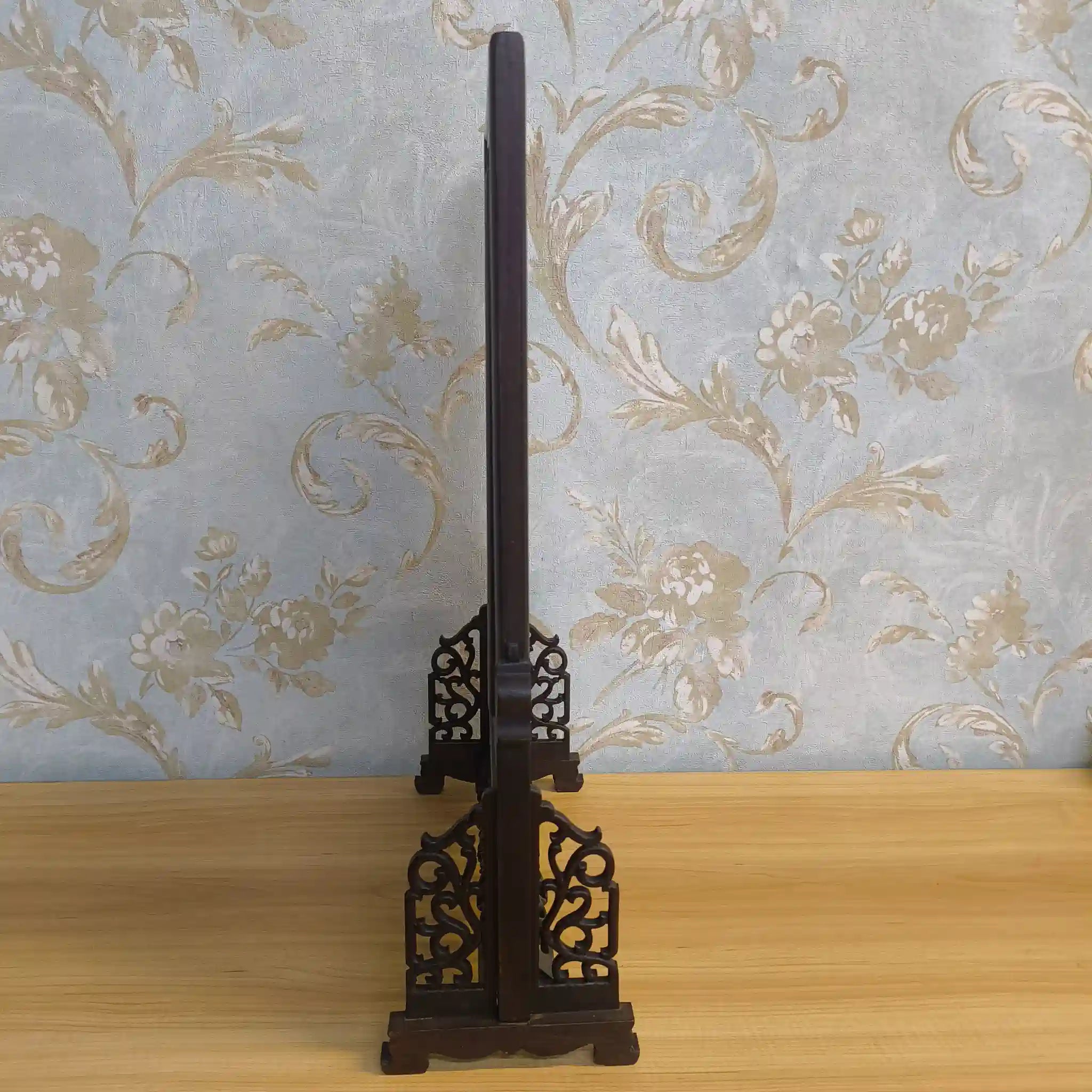 【アート/装飾品】 蘇州刺繍 (両面刺繍) / 推定20C後期 / 絹 / 中国 / 虎, 透かし彫り