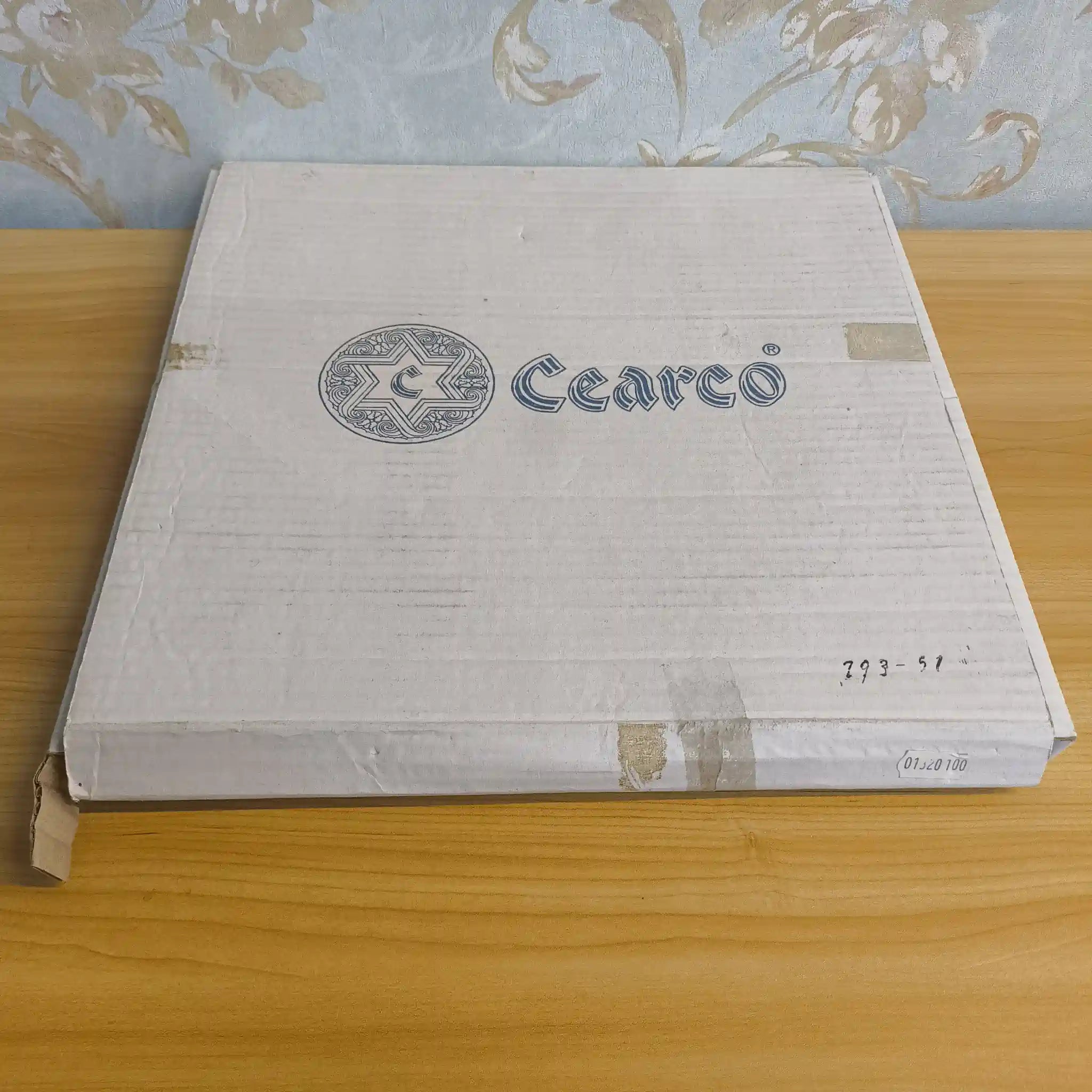 【リユース】 飾り皿 / Cearco (セアルコ) / 推定20C末 / 陶器 / スペイン / 飾り台付, エナメル彩色, 金彩