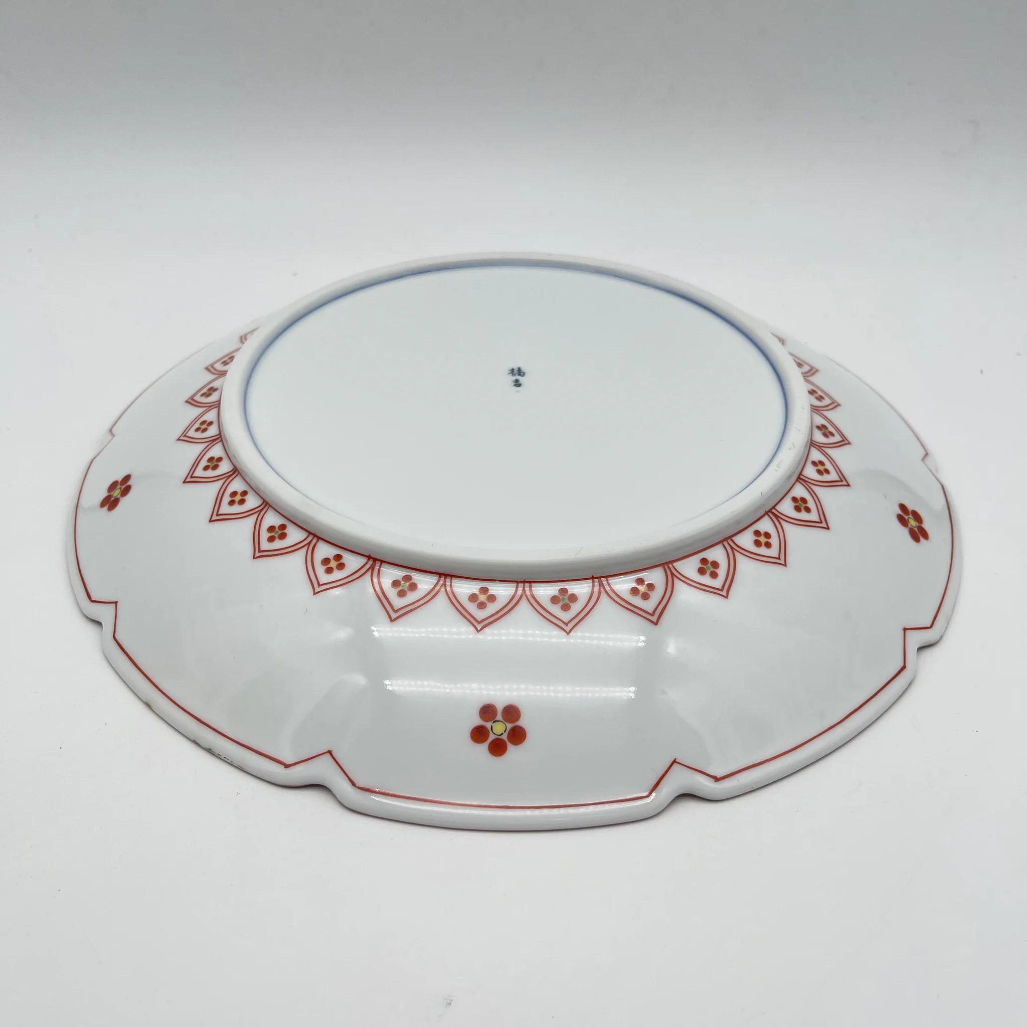 【リユース】 大皿 / たち吉 / 間取花文 / 日本 / 未使用 / 箱付き