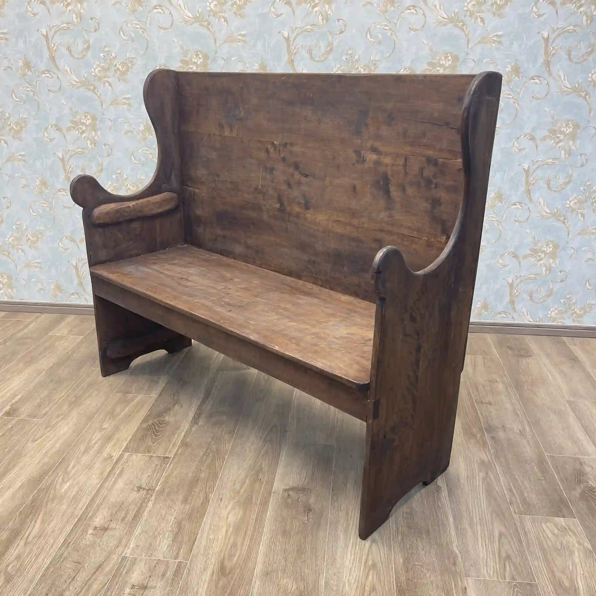 【アンティーク】 チャーチベンチ / ハイバック