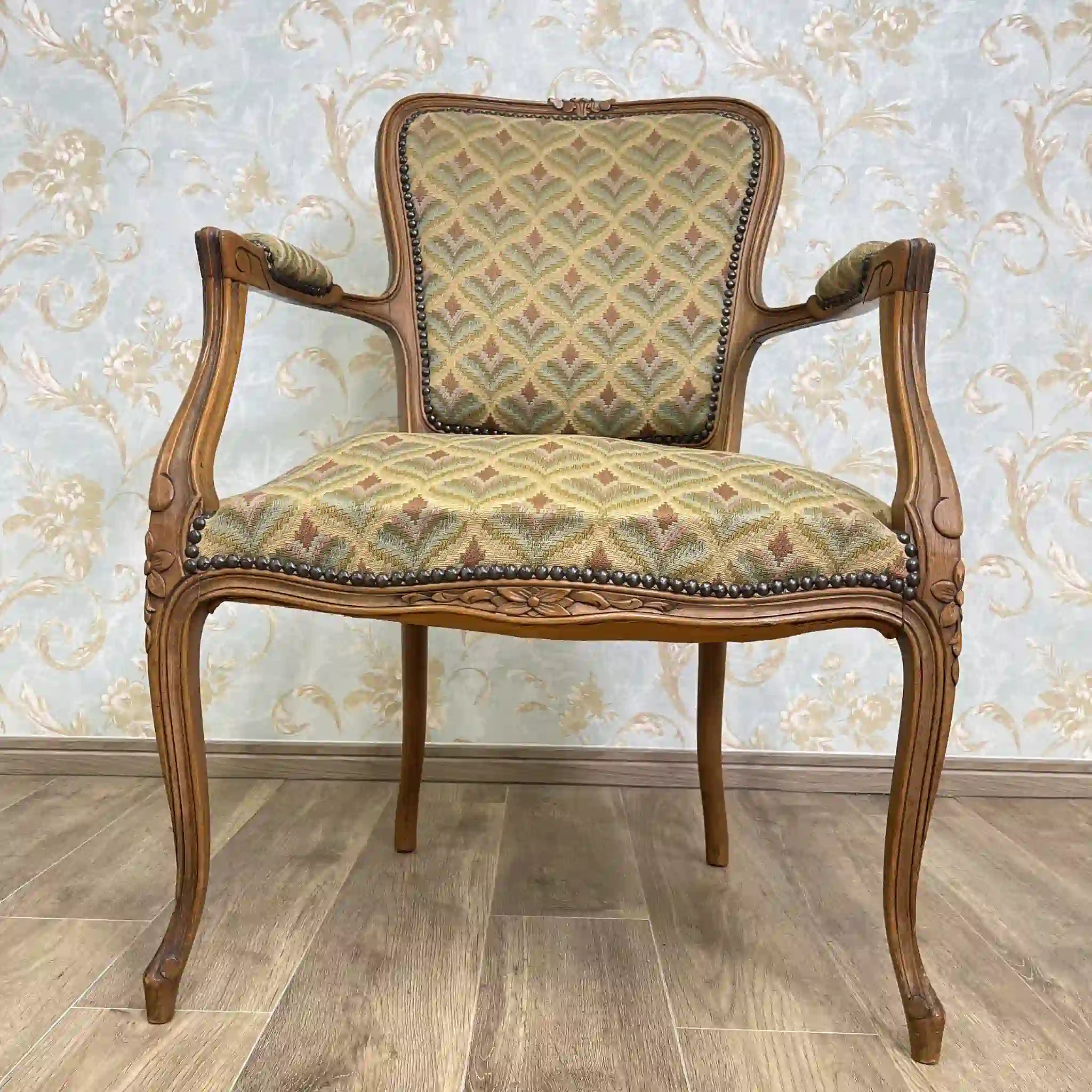 【アンティーク】 アームチェア / ロココ様式 / イギリス