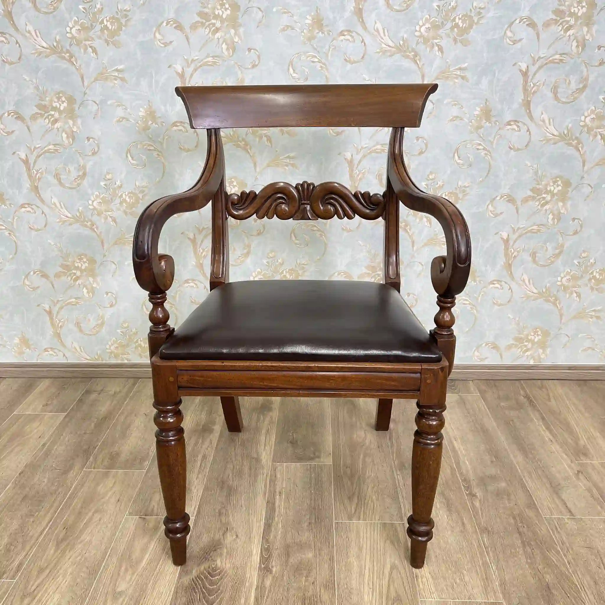 【アンティーク】 アームチェア / リージェンシー様式 / 19世紀初頭から中頃 / イギリス