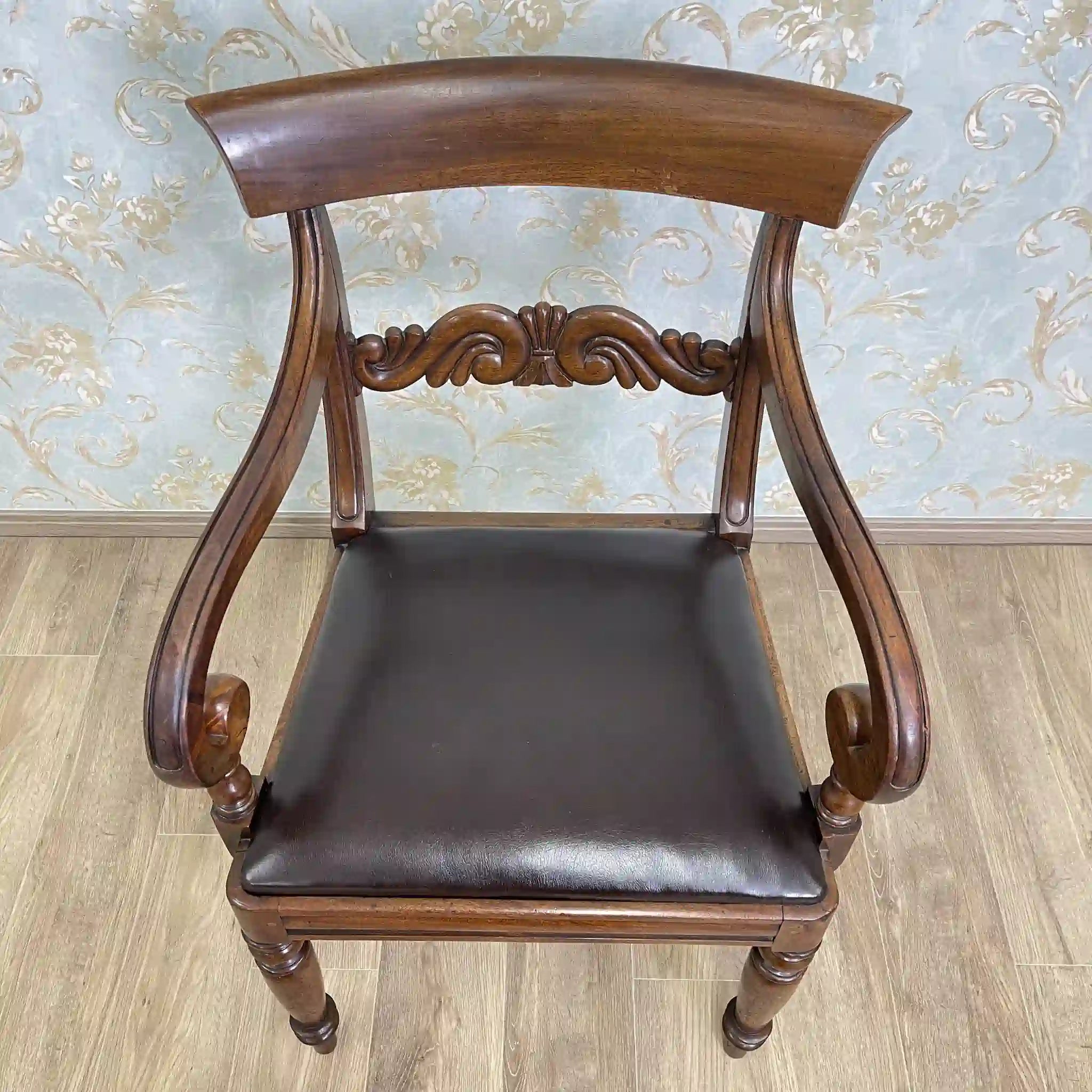 【アンティーク】 アームチェア / リージェンシー様式 / 19世紀初頭から中頃 / イギリス