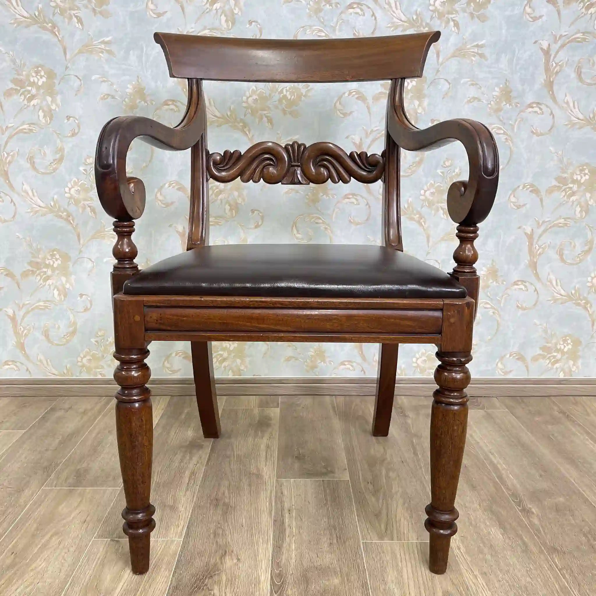 【アンティーク】 アームチェア / リージェンシー様式 / 19世紀初頭から中頃 / イギリス