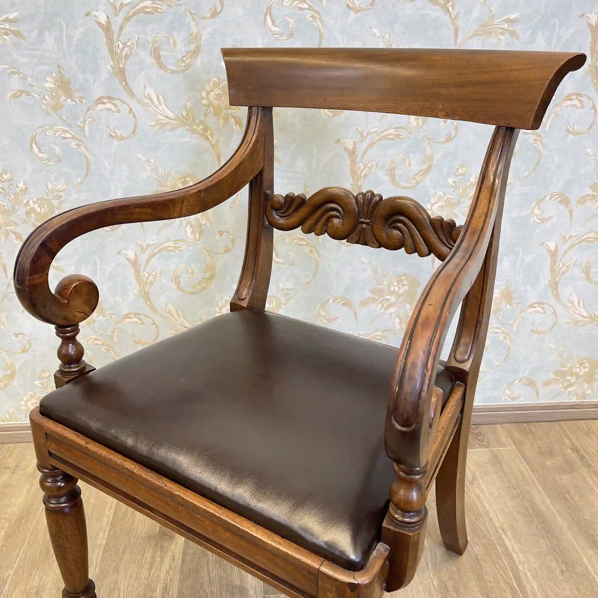 【アンティーク】 アームチェア / リージェンシー様式 / 19世紀初頭から中頃 / イギリス