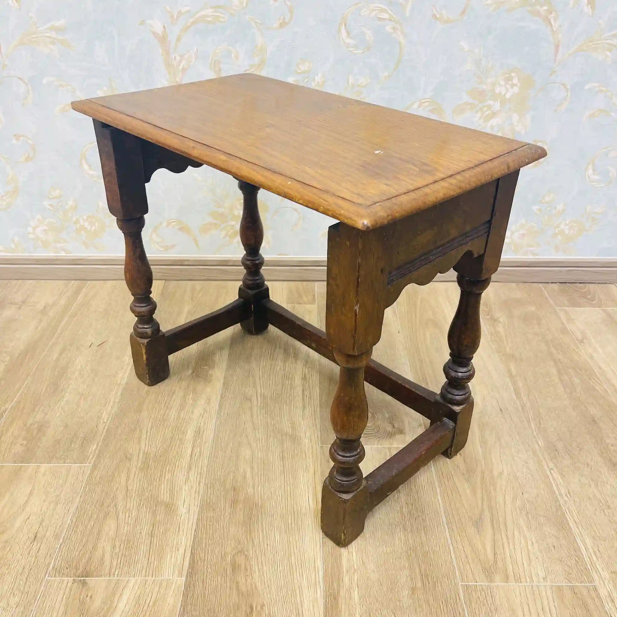 【アンティーク】 サイドテーブル / ジャコビアン様式 / イギリス / ろくろ細工,ターニングレッグ