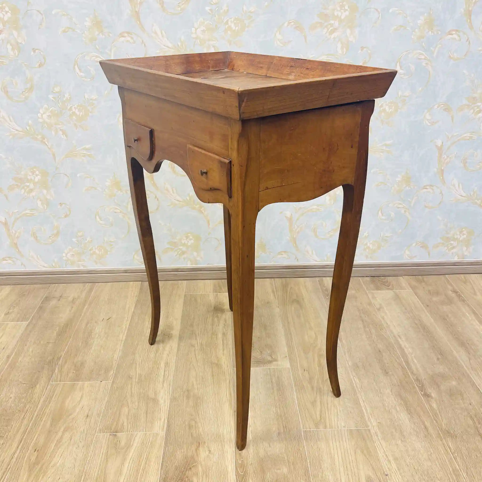 Antique Serving Table / Rococo Style / France / Cat Legs, Rocaille