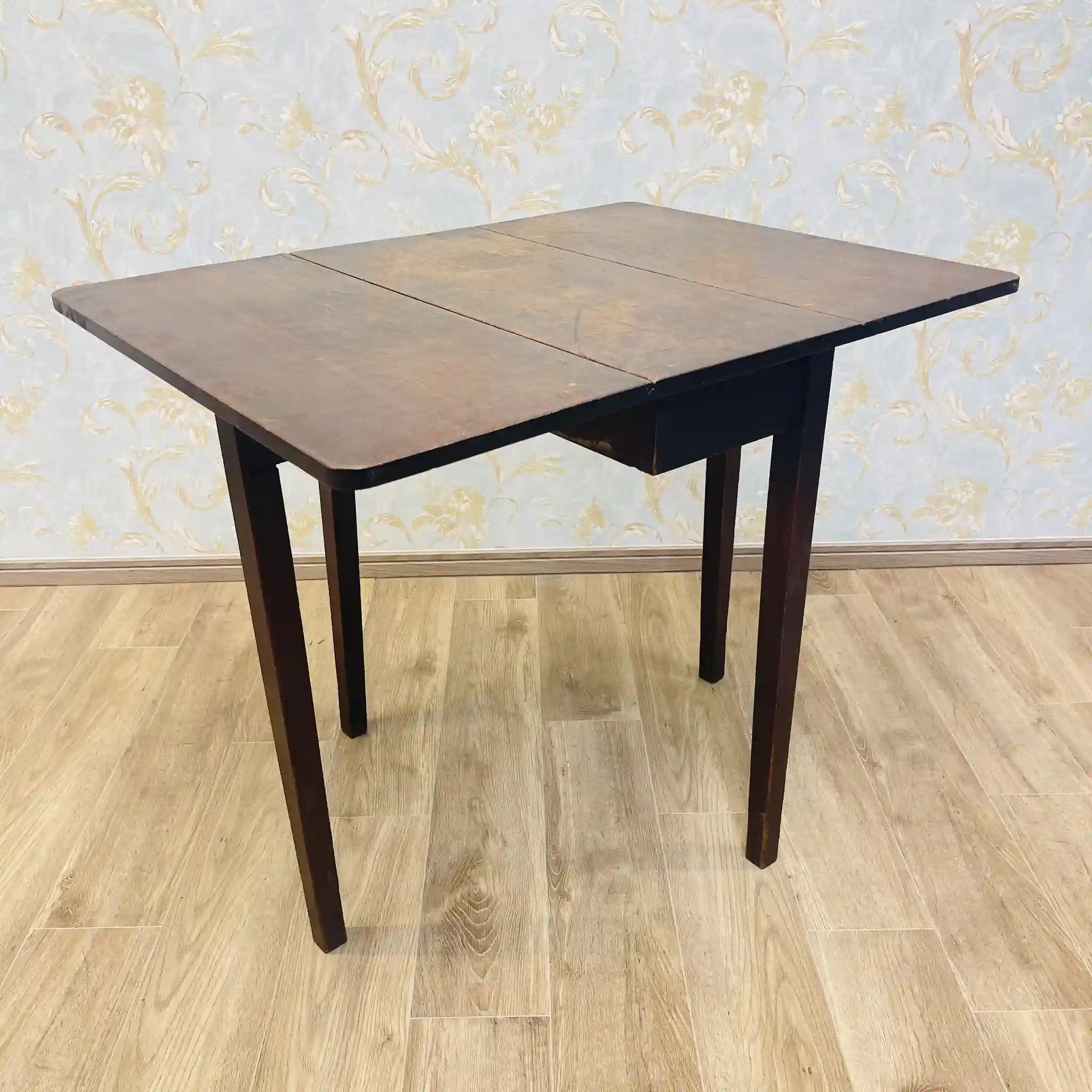 【アンティーク】 ドロップリーフテーブル / カントリースタイル / 19世紀末〜20世紀初頭 / ビーチ材 / イギリス