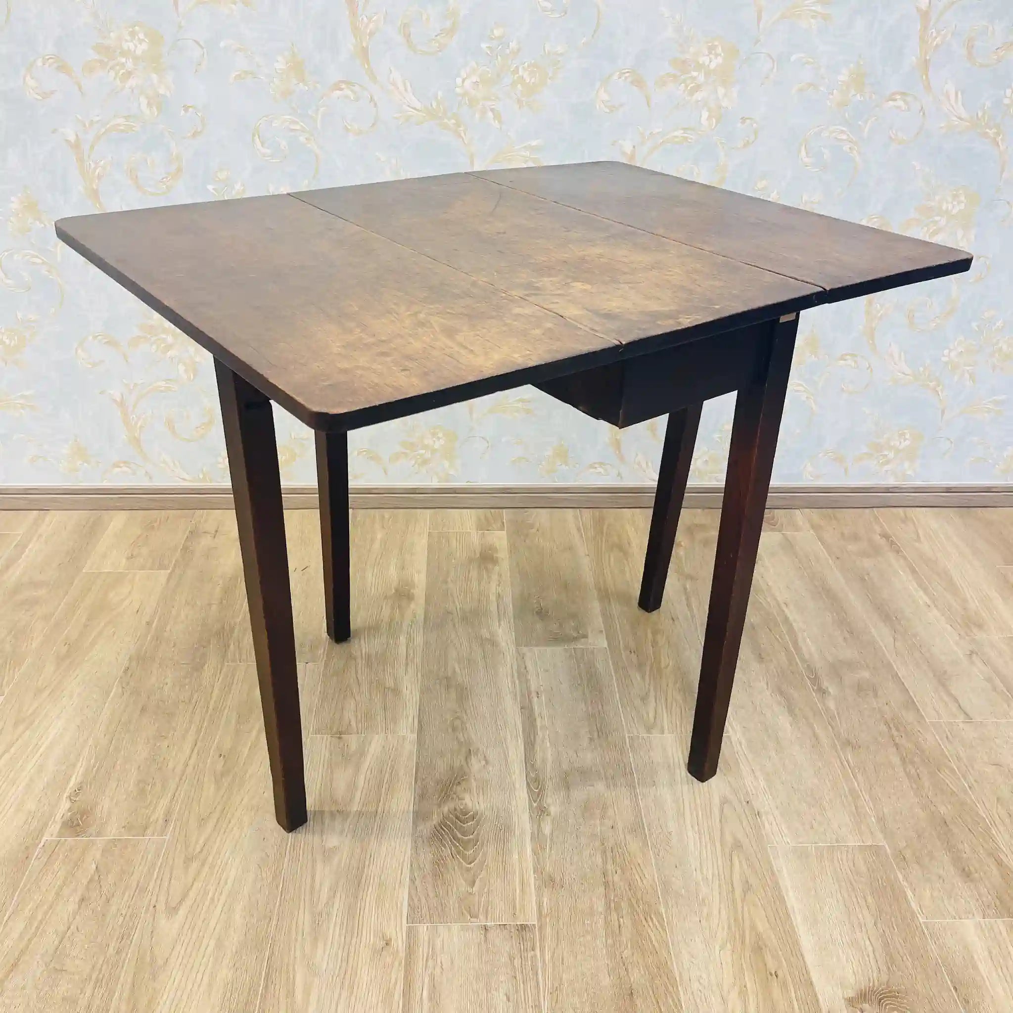 【アンティーク】 ドロップリーフテーブル / カントリースタイル / 19世紀末〜20世紀初頭 / ビーチ材 / イギリス