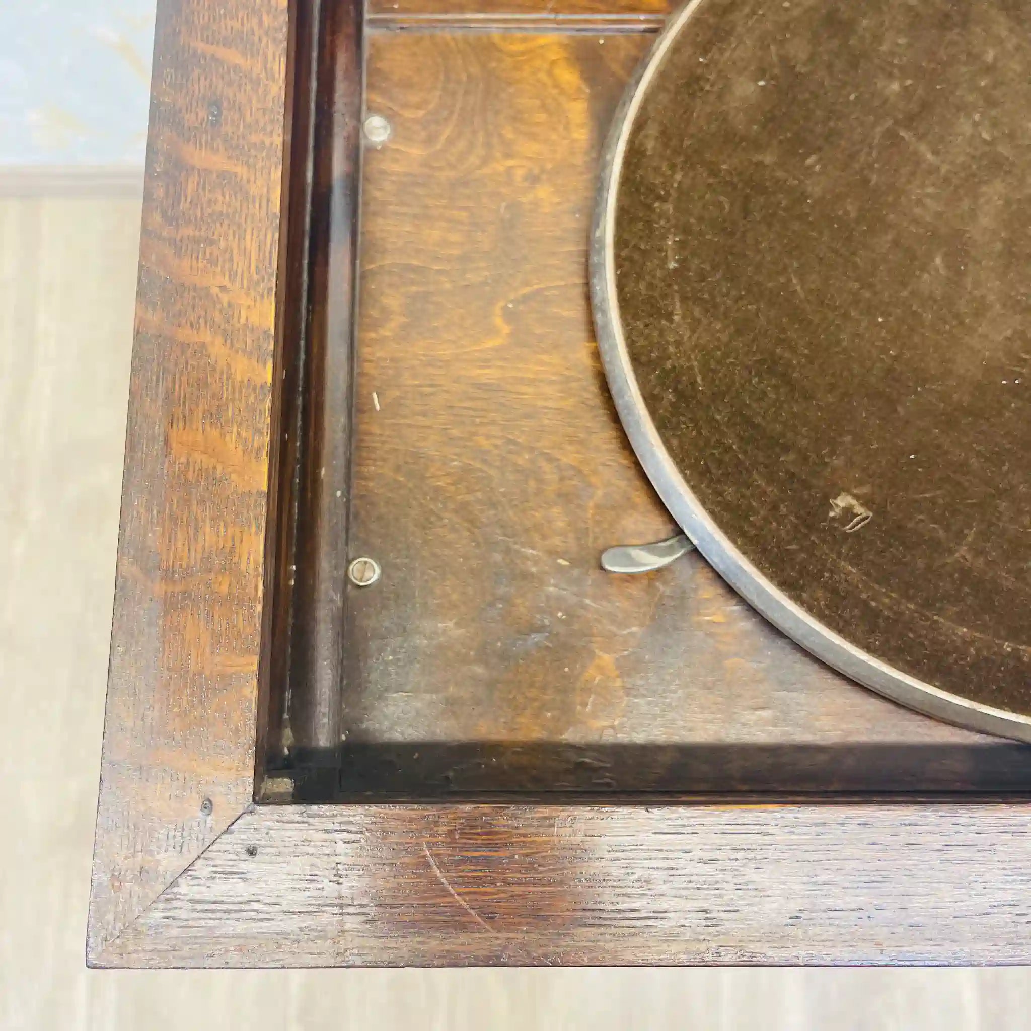 Antique Gramophone / Art Deco / 1910-1930s / Oak / British
