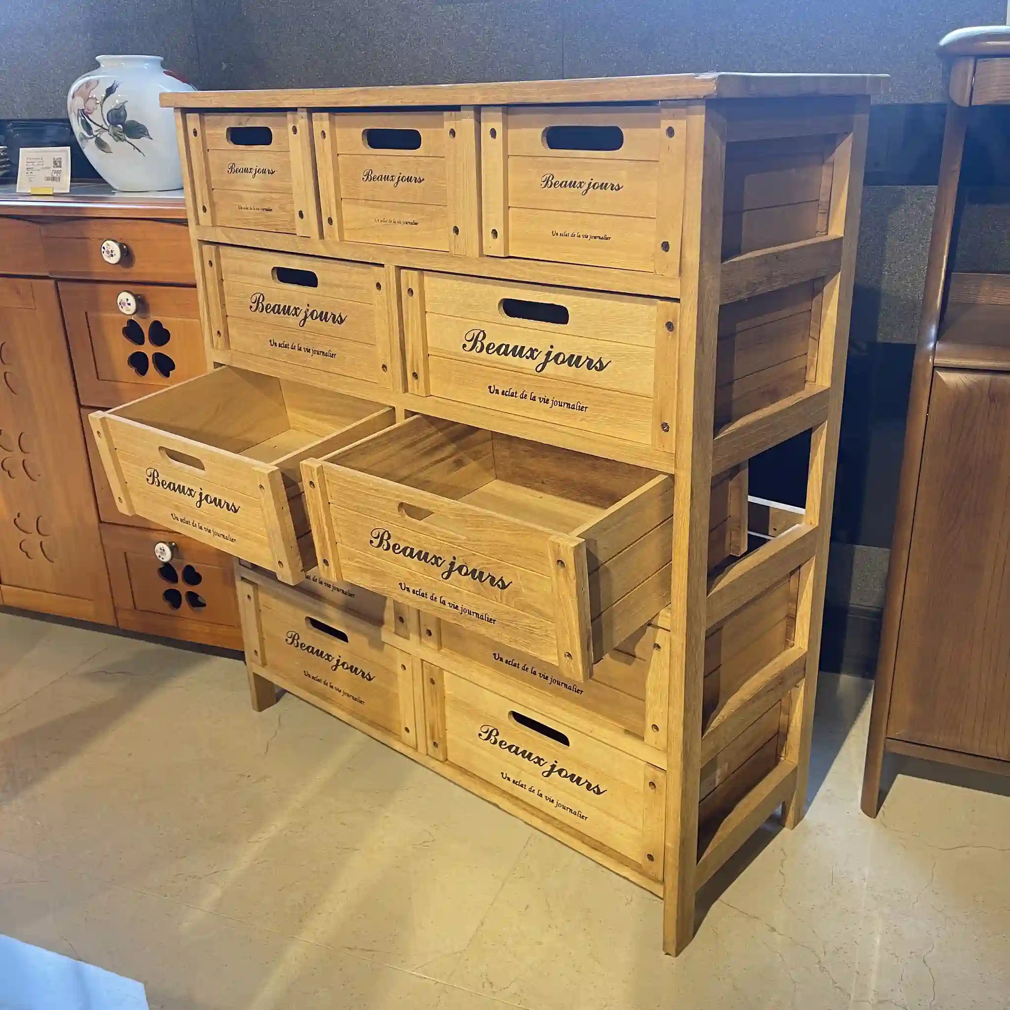 【リユース】 タイルトップチェスト