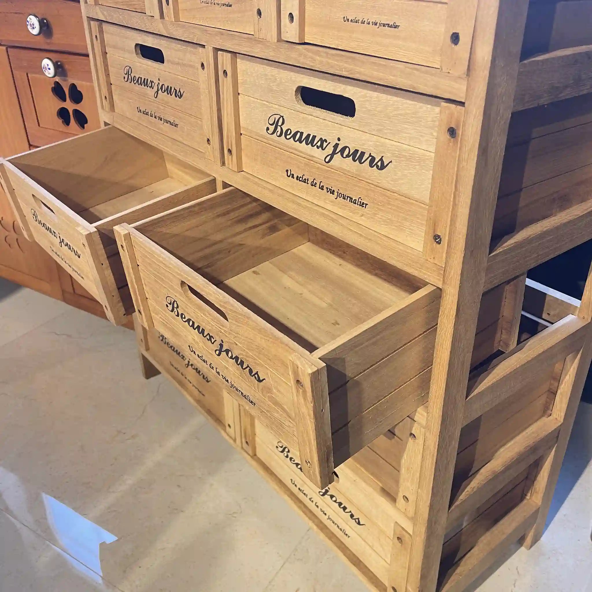 【リユース】 タイルトップチェスト