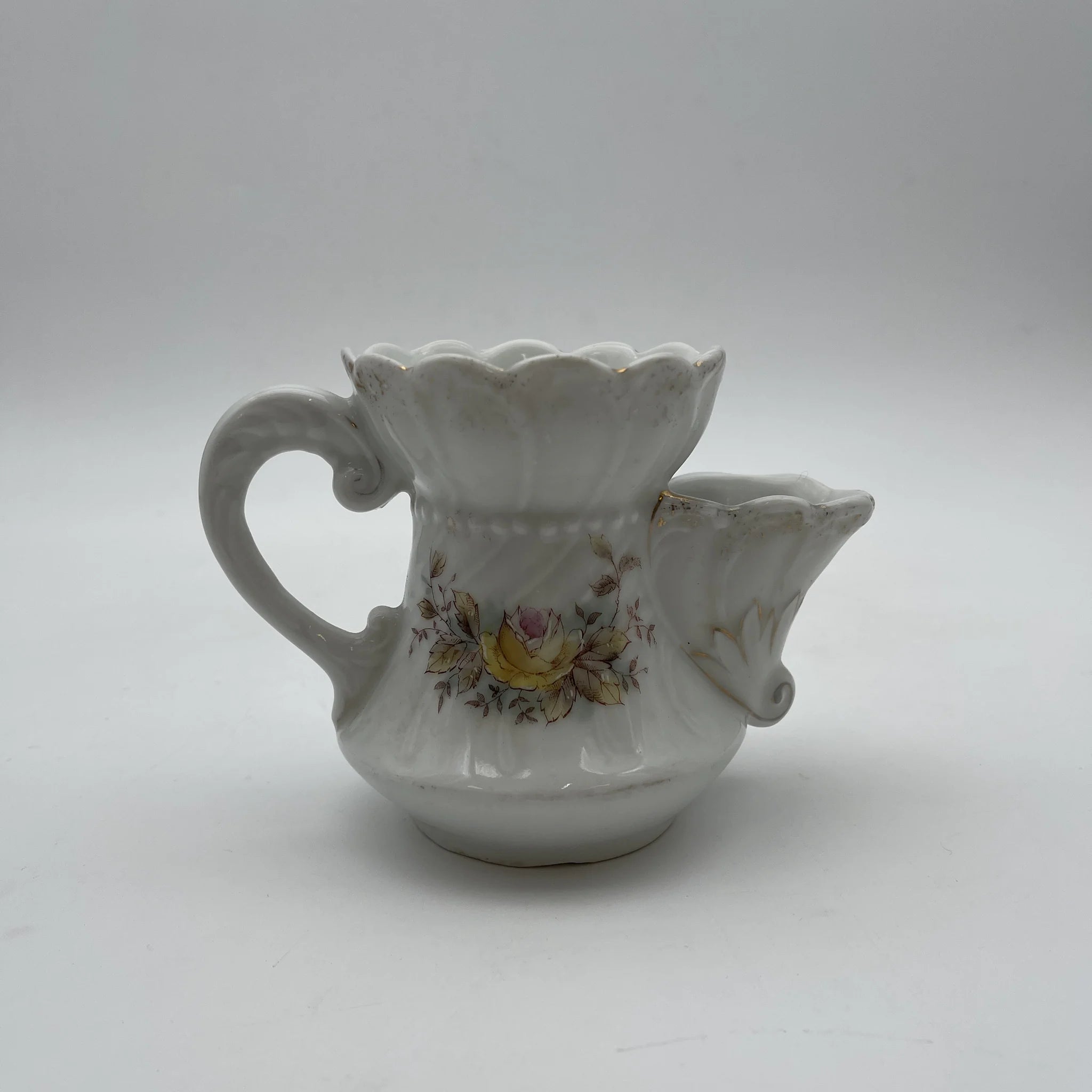 【复古】剃须杯/ 1960s /瓷器/欧洲/金彩