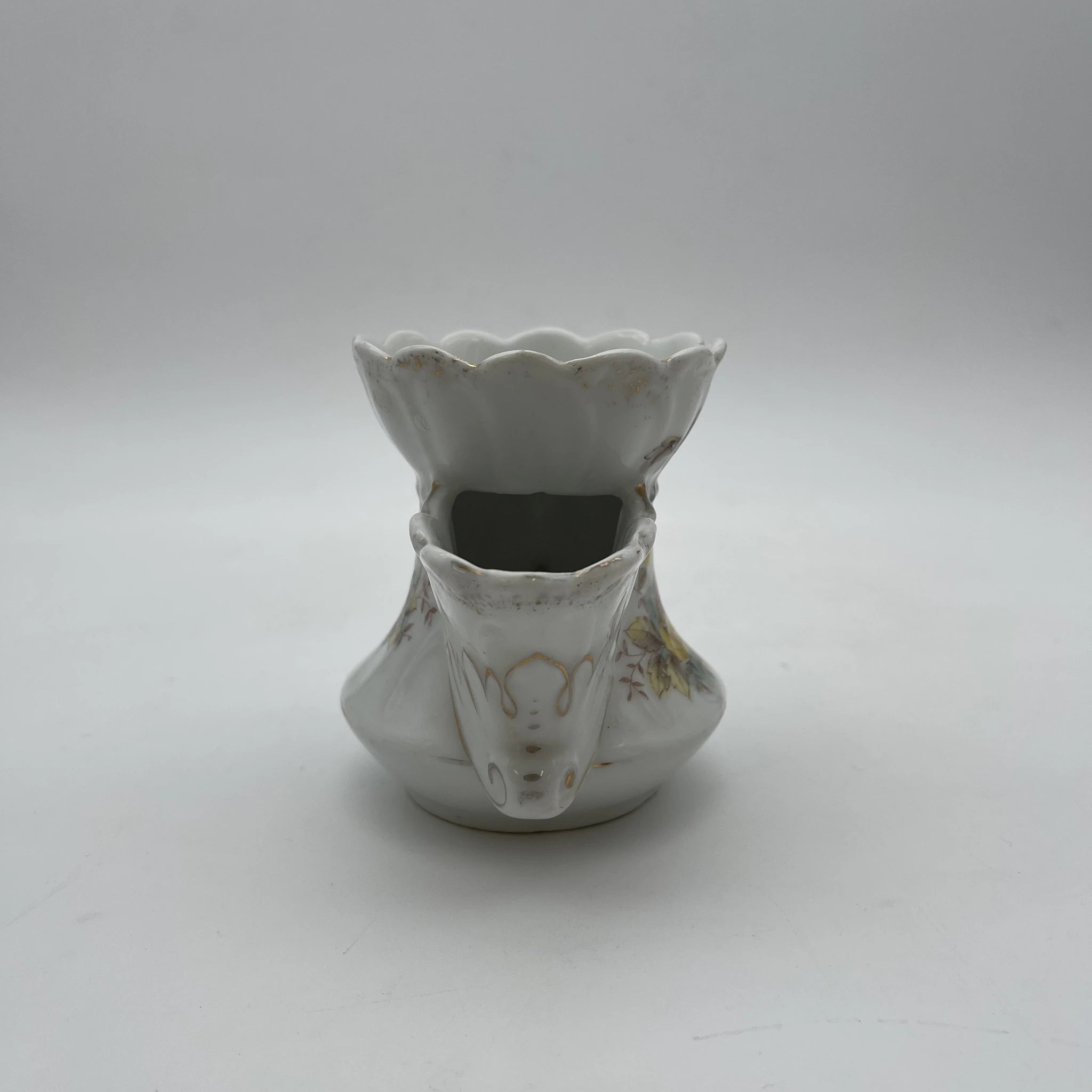 【复古】剃须杯/ 1960s /瓷器/欧洲/金彩
