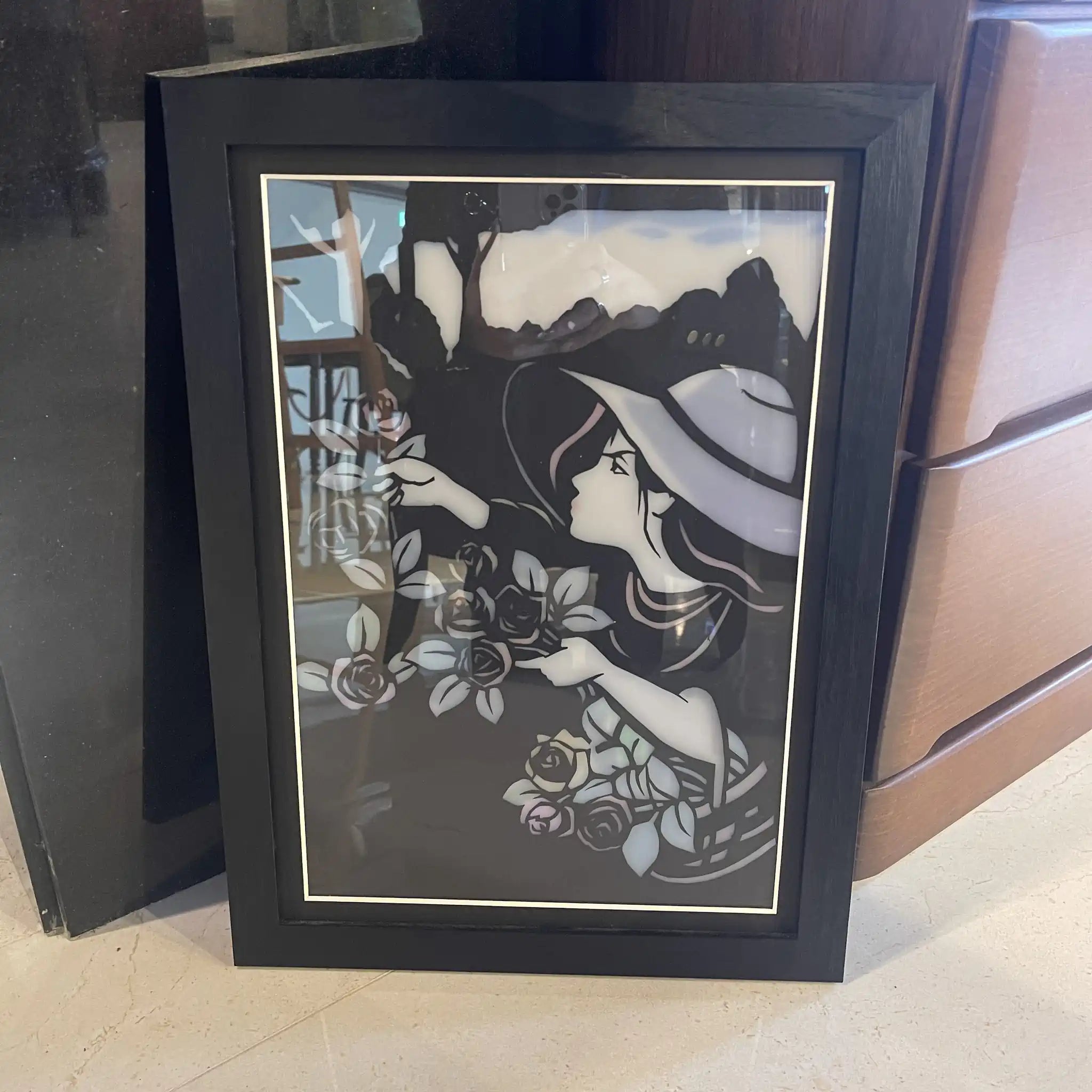 【アート/装飾品】 シルエットアート