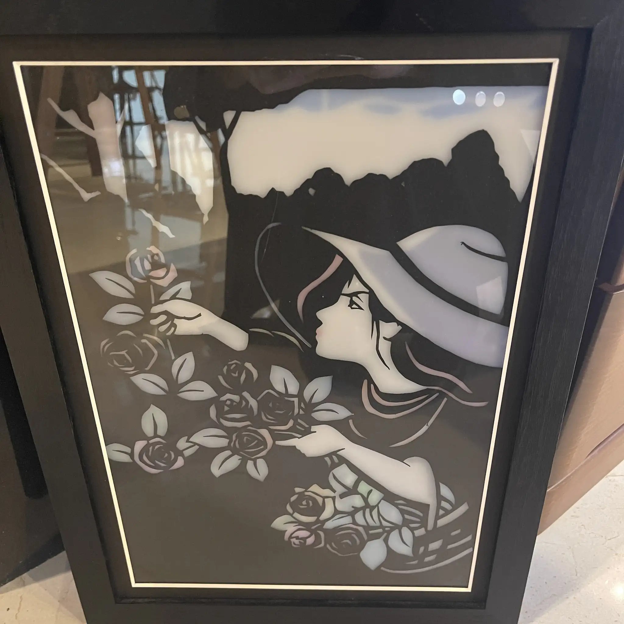 【アート/装飾品】 シルエットアート