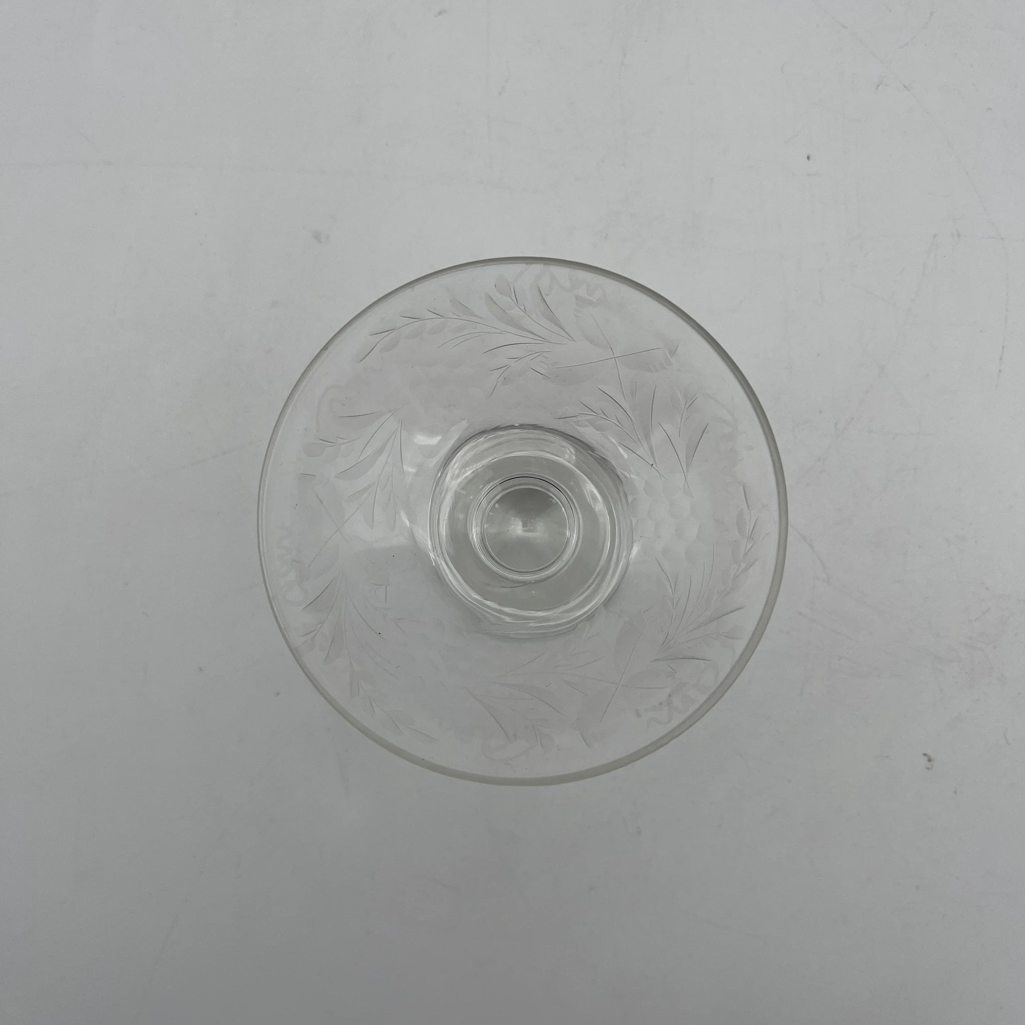【葡萄酒】甜点杯/估计20c中期/水晶玻璃/欧洲/ gravir,葡萄