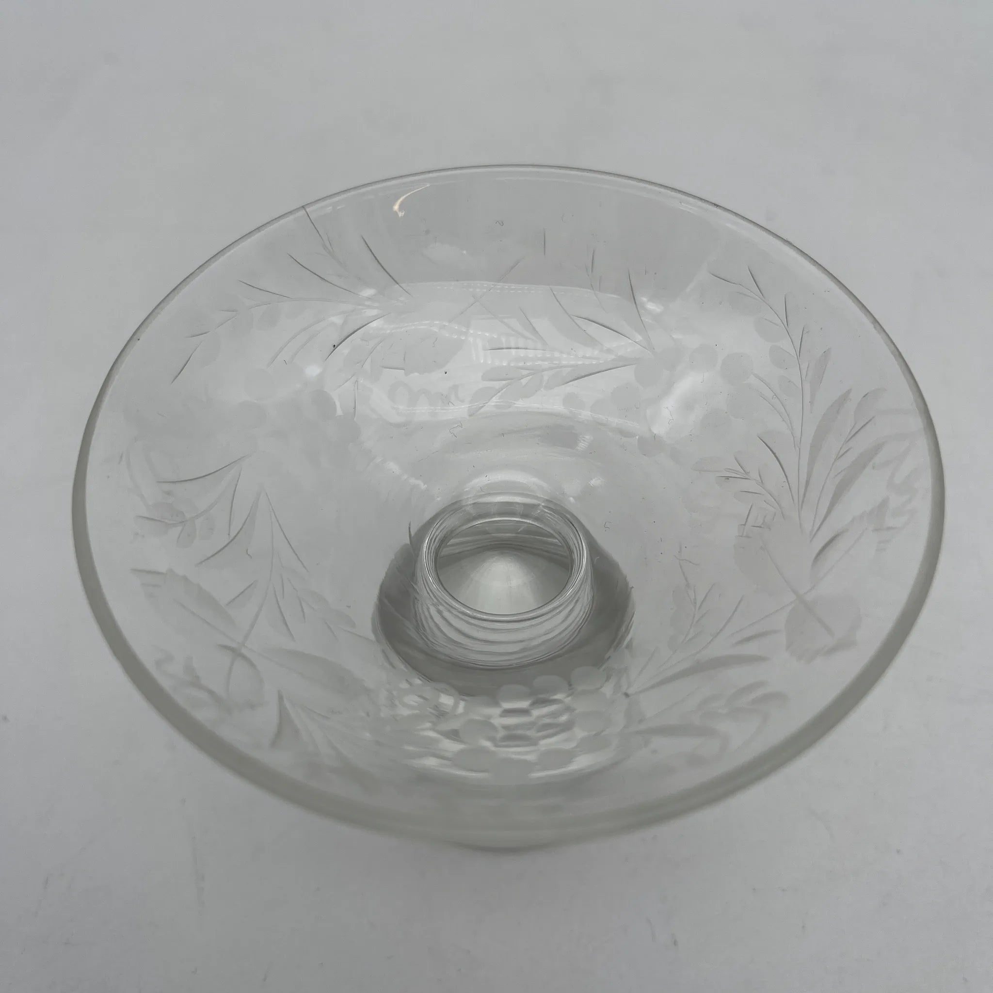 【葡萄酒】甜点杯/估计20c中期/水晶玻璃/欧洲/ gravir,葡萄