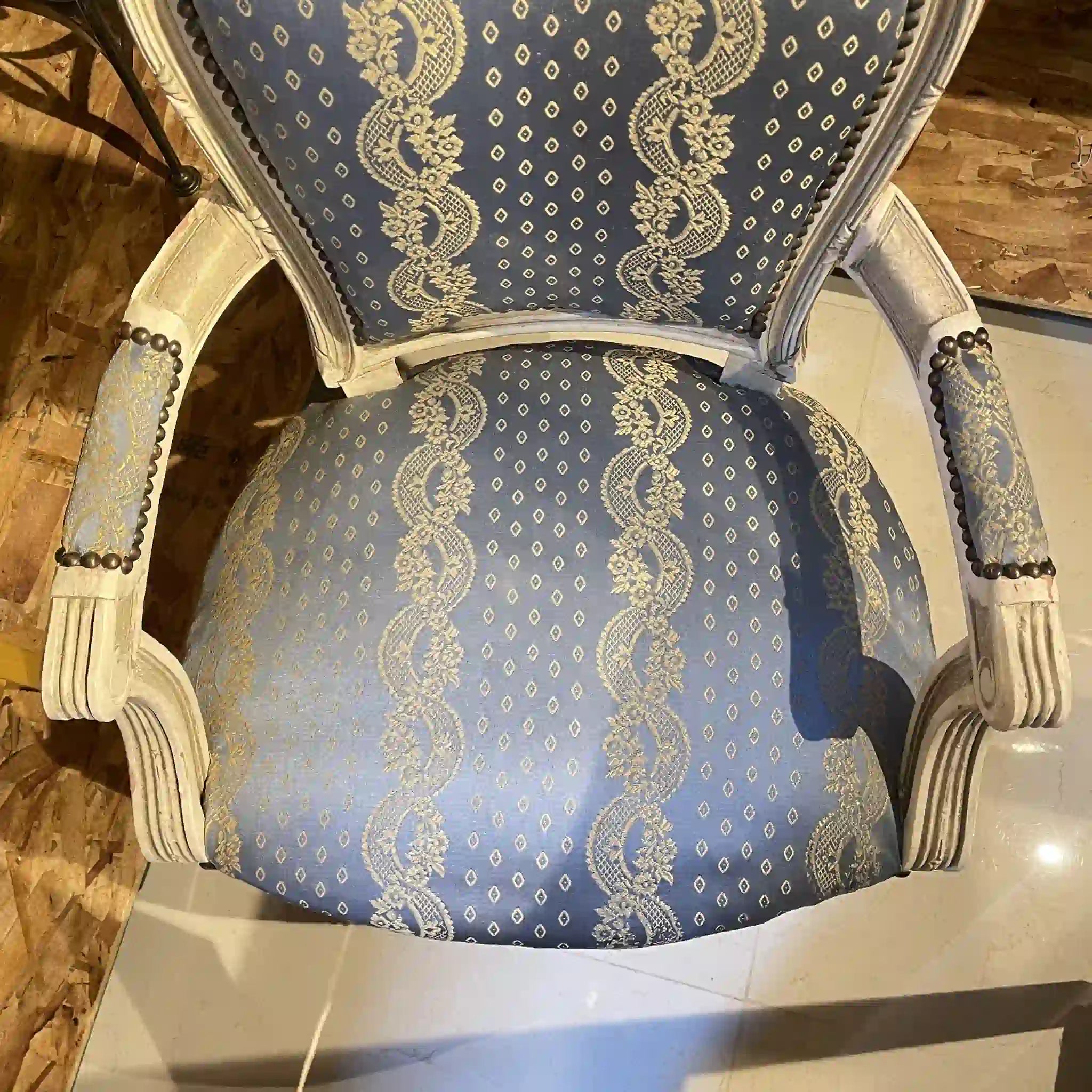 古董路易十六風格扶手椅/法國/