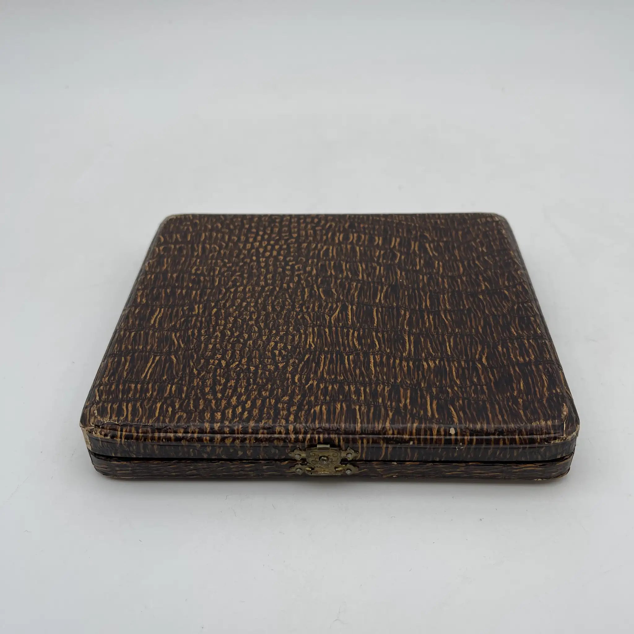 【古董】咖啡匙6p / Maxwell & Sons (Maxwell & Sons) / 1920s /斯特林银/英国/咖啡豆顶部,盒子