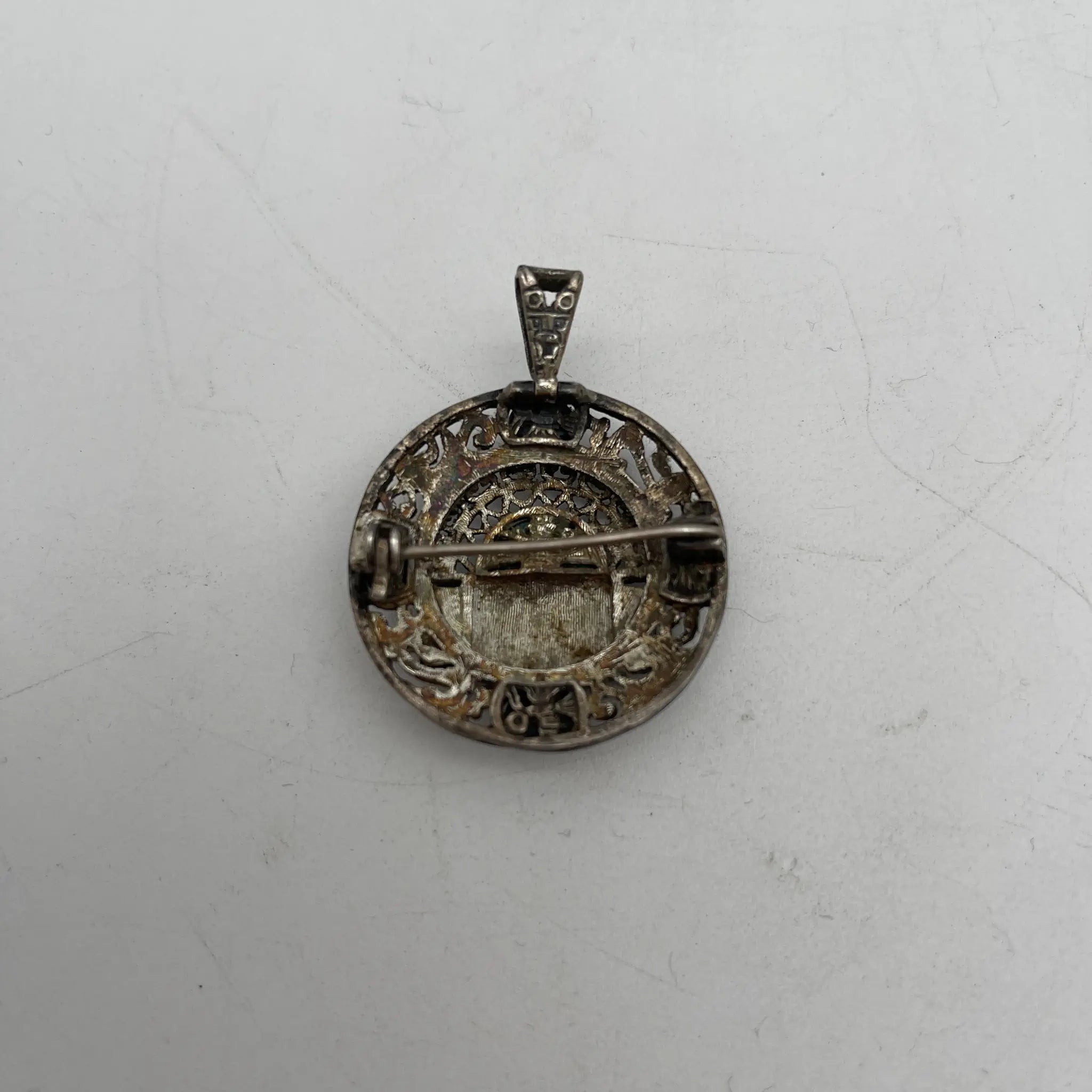 【ビンテージ】 ブローチ / 推定20C中期 / シルバー / ペルー