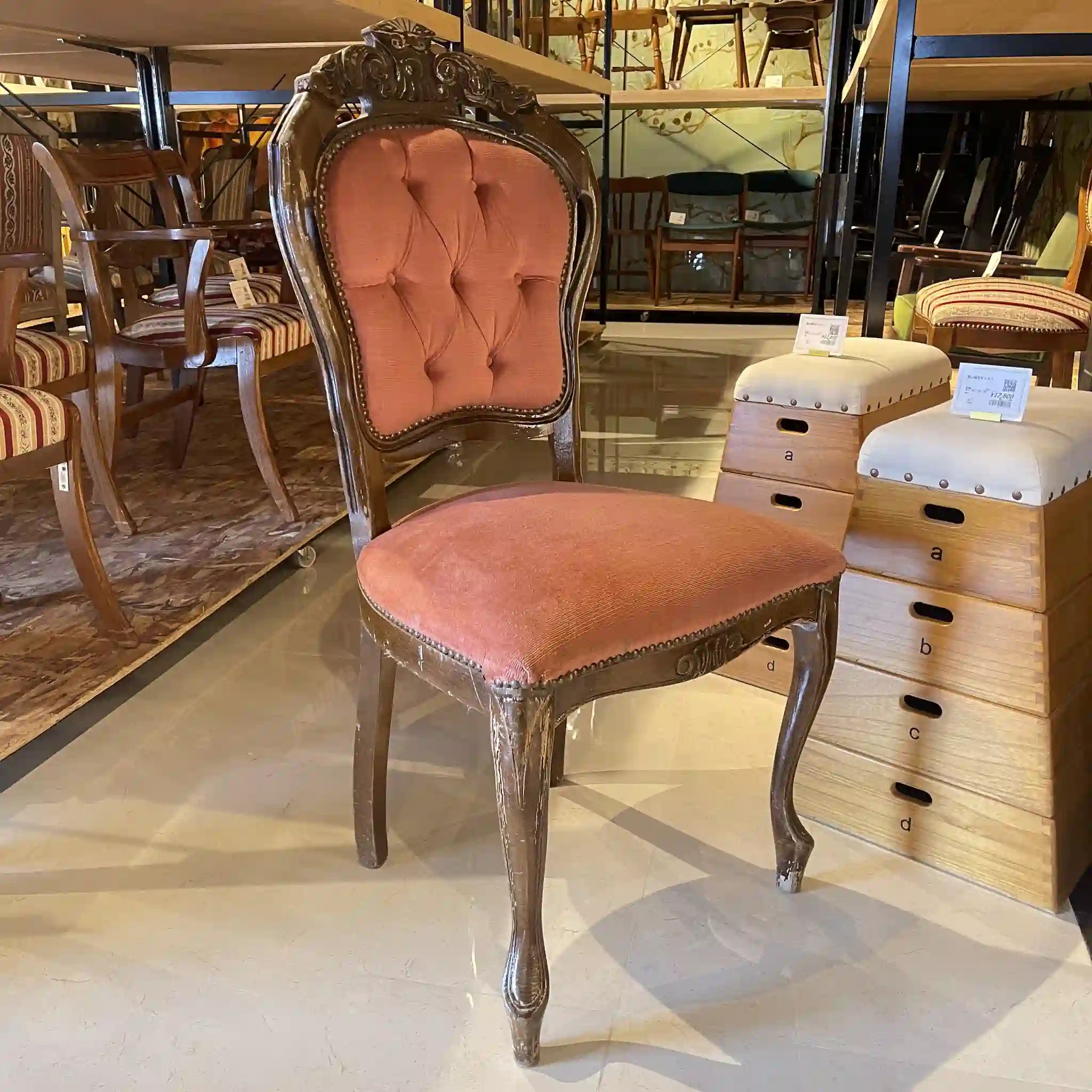 【アンティーク】 アンティーク ダイニングチェア