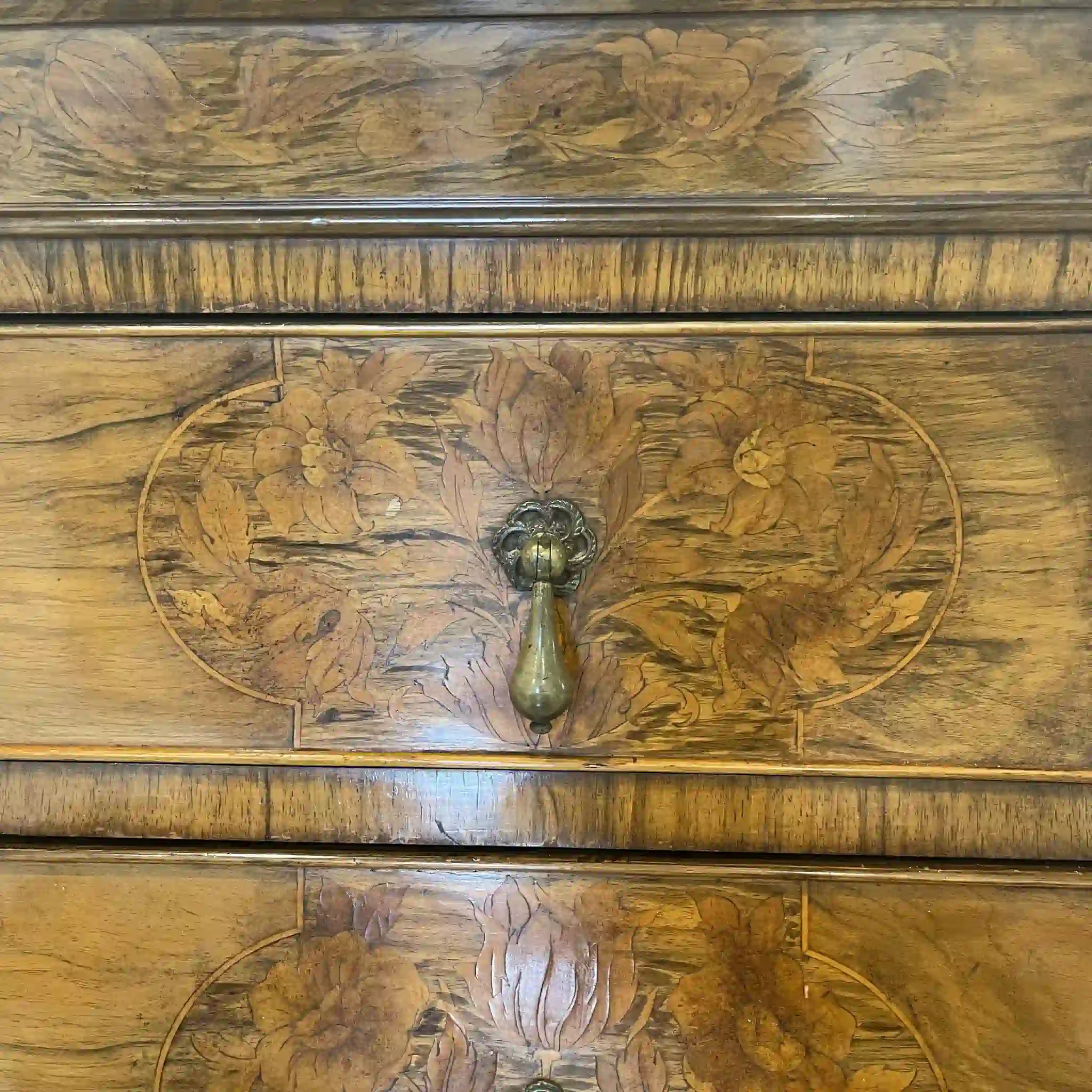 科莫多古董控制台 / 孟買風格 / 1900年代 / 胡桃木 / 德國