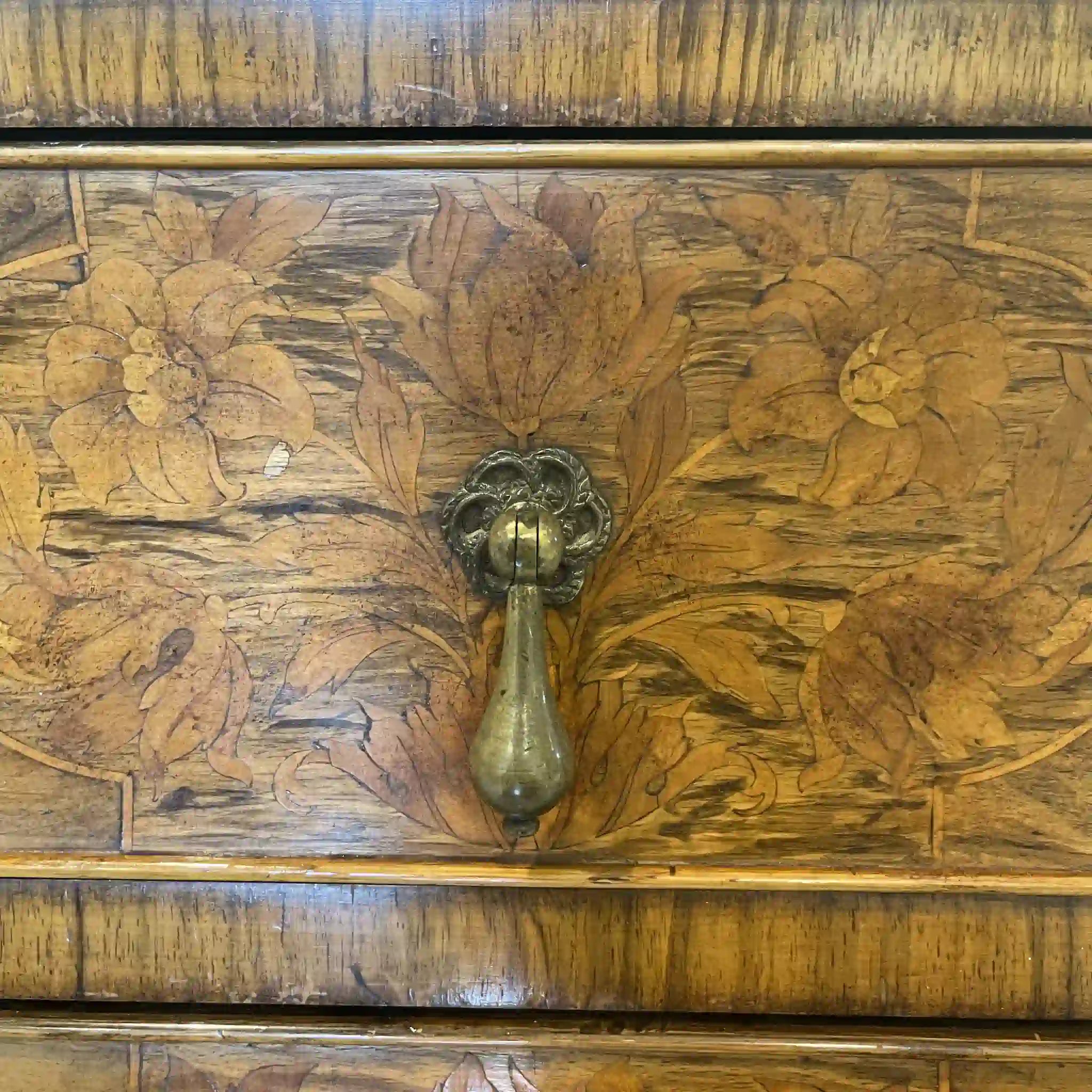 科莫多古董控制台 / 孟買風格 / 1900年代 / 胡桃木 / 德國