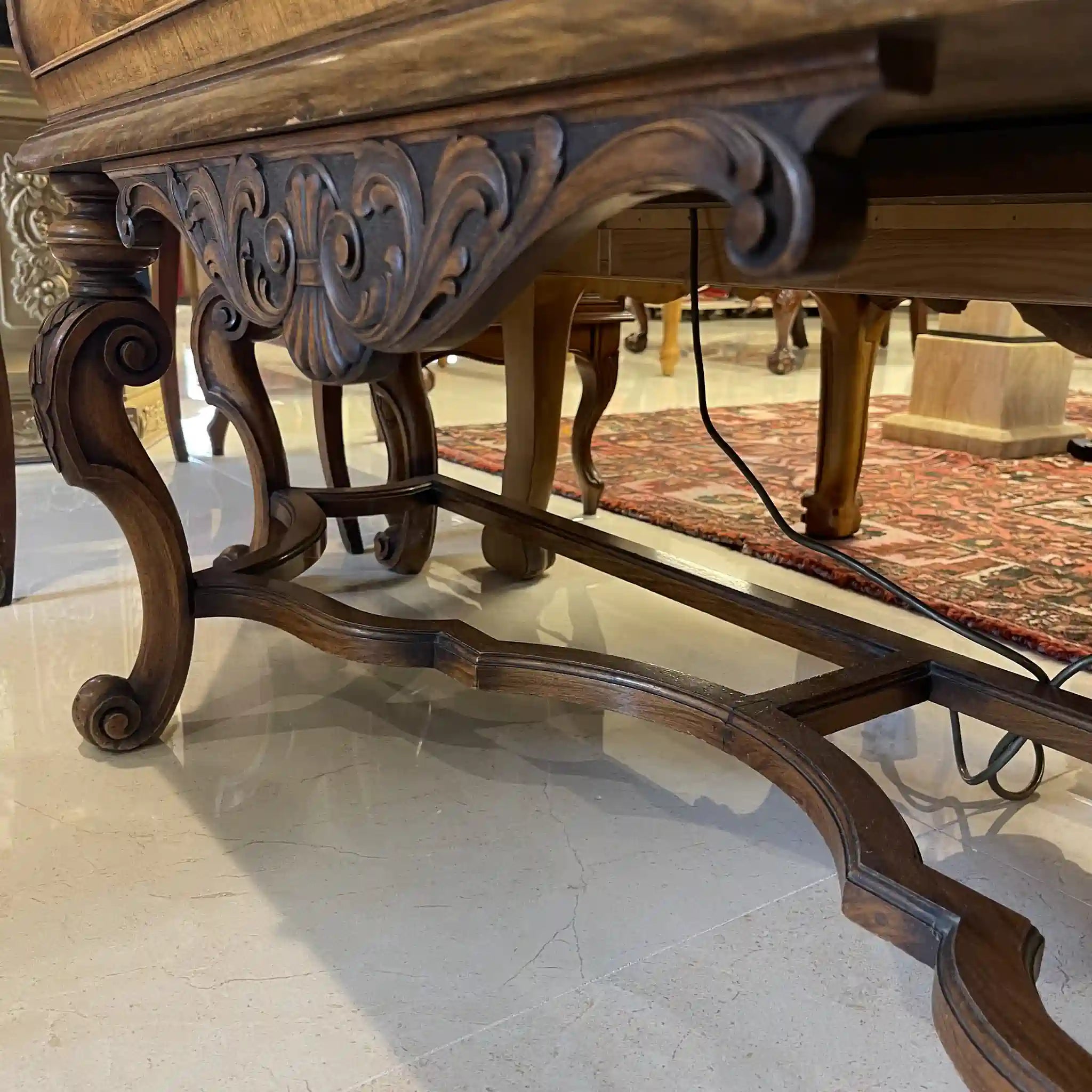 科莫多古董控制台 / 孟買風格 / 1900年代 / 胡桃木 / 德國