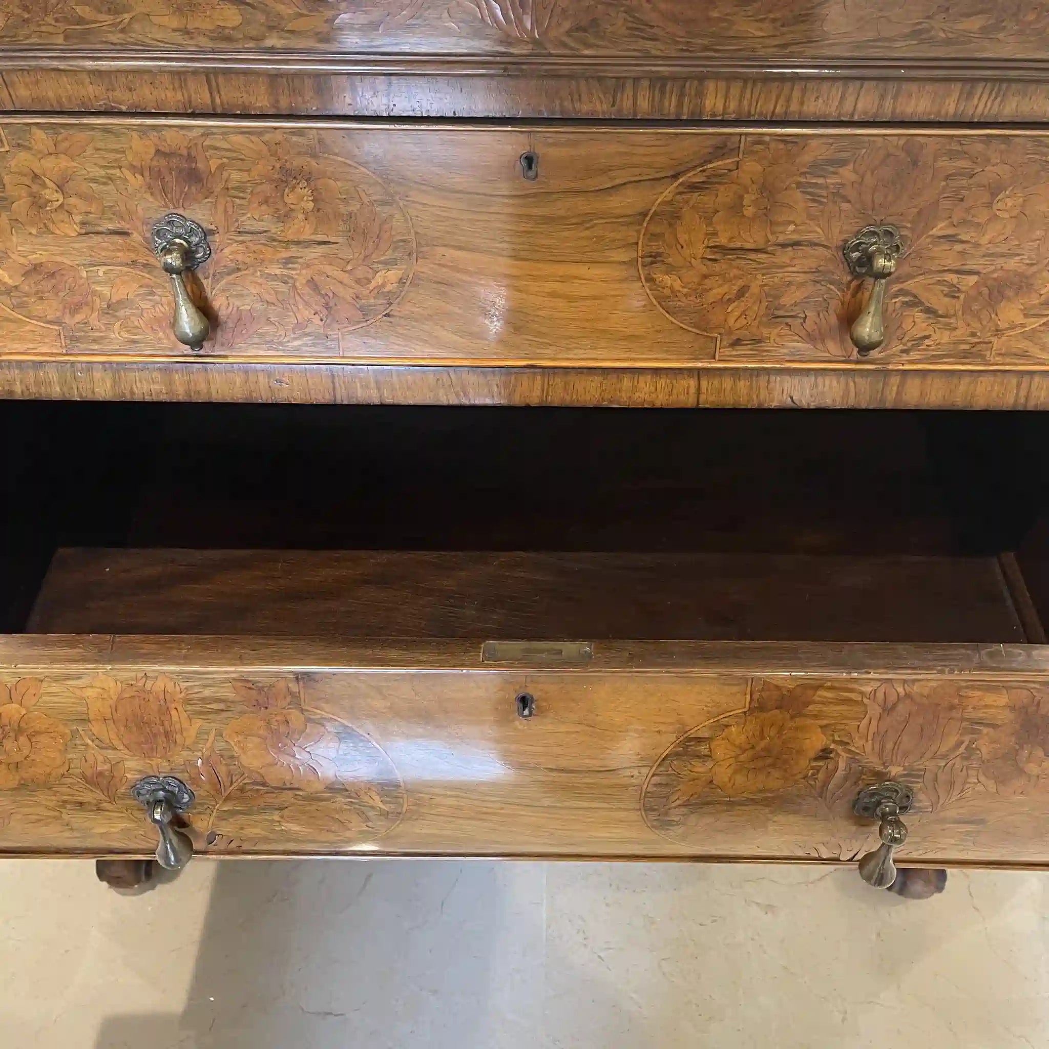 科莫多古董控制台 / 孟買風格 / 1900年代 / 胡桃木 / 德國