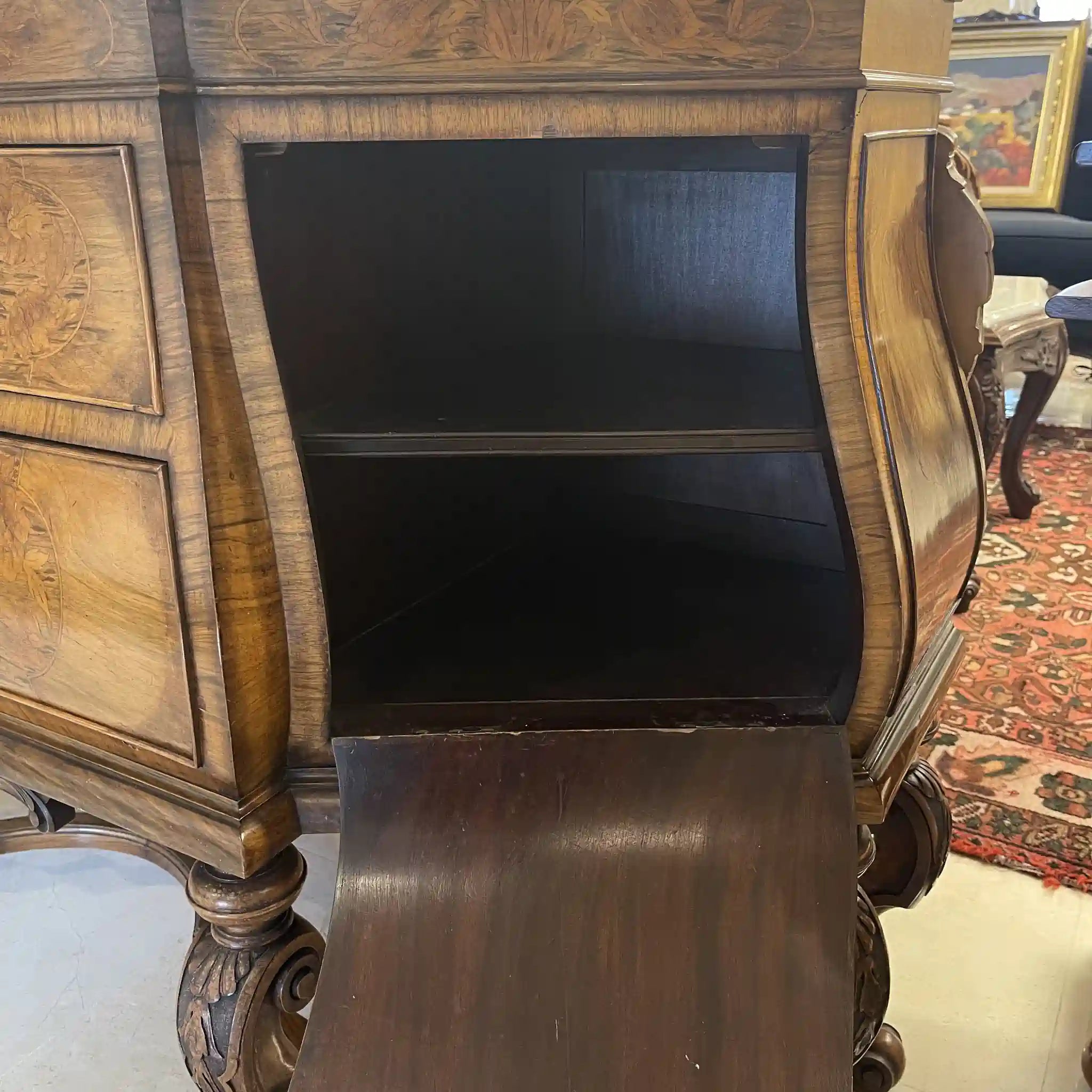 科莫多古董控制台 / 孟買風格 / 1900年代 / 胡桃木 / 德國